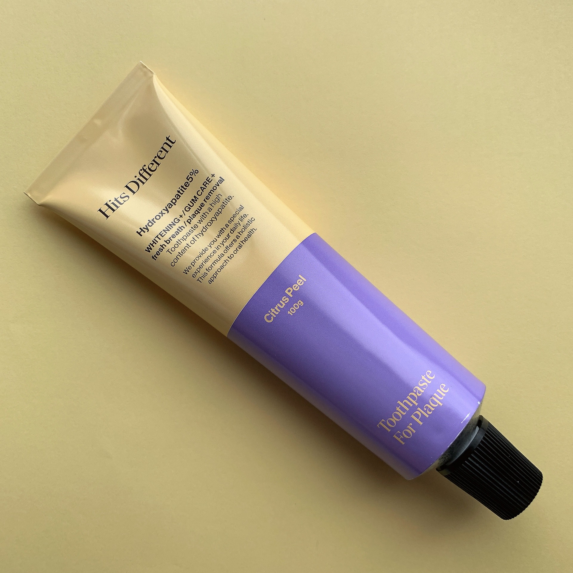 ヒッツディファレント　トゥースペースト　フォー　プラーク/Hits Different/歯磨き粉を使ったクチコミ（2枚目）