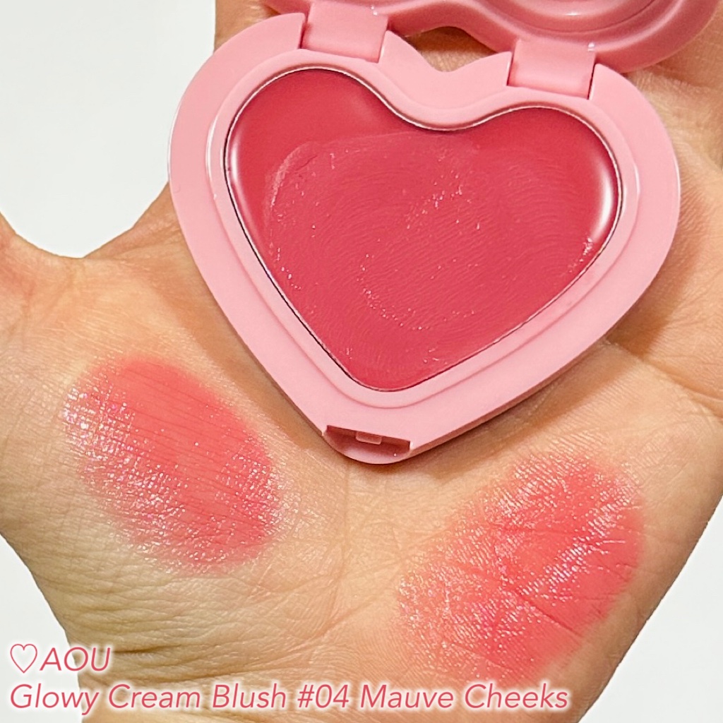 GLOWY CREAM BLUSH/AOU/ジェル・クリームチークを使ったクチコミ（2枚目）