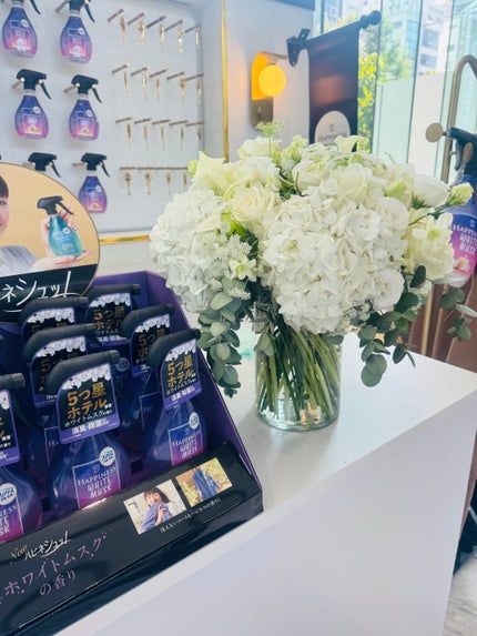 ハピネスミスト ホワイトムスクの香り/ファブリーズ/ファブリックミストを使ったクチコミ(4枚目)