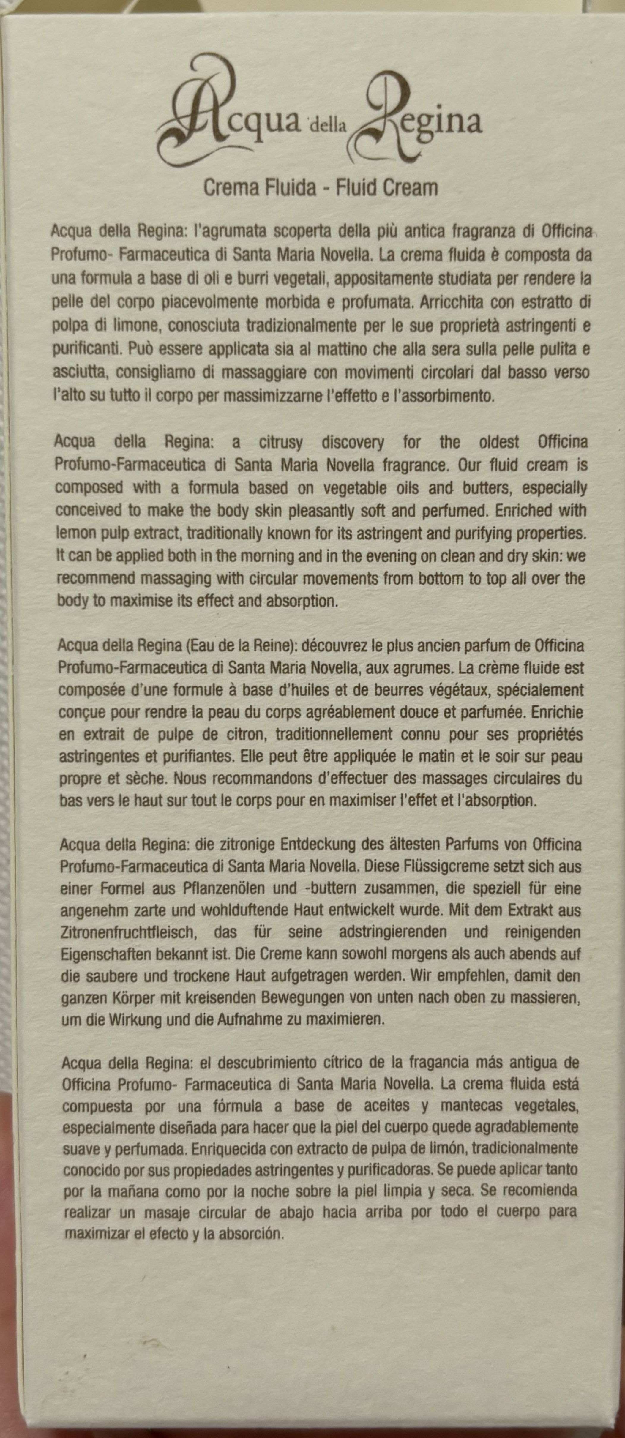 ボディミルク アクア デッラ レジーナ/サンタマリアノヴェッラ/ボディミルクを使ったクチコミ（3枚目）