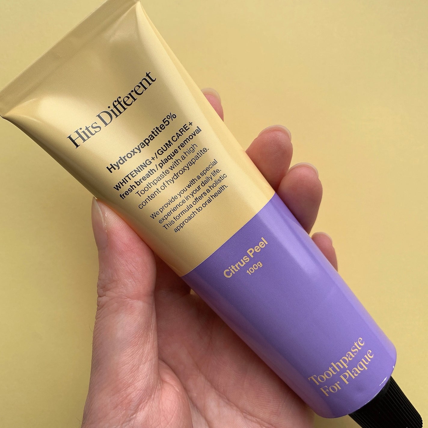 ヒッツディファレント トゥースペースト フォー プラーク/Hits Different/歯磨き粉を使ったクチコミ(1枚目)