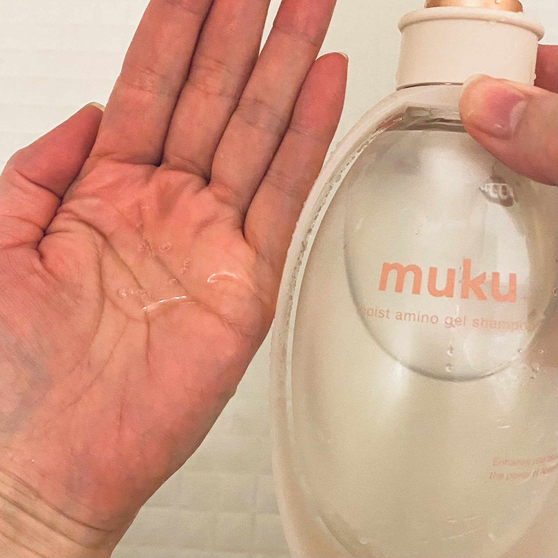 ムク+　モイスト　アミノジェル　シャンプー/ヘアトリートメント/muku+/市販シャンプーを使ったクチコミ（2枚目）