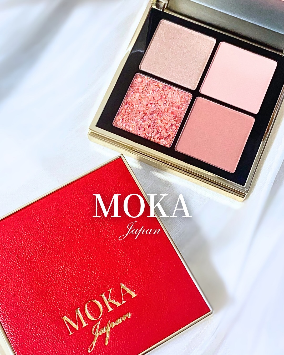 4色アイシャドウパレット/MOKA Japan cosmetics/アイシャドウパレットを使ったクチコミ（1枚目）