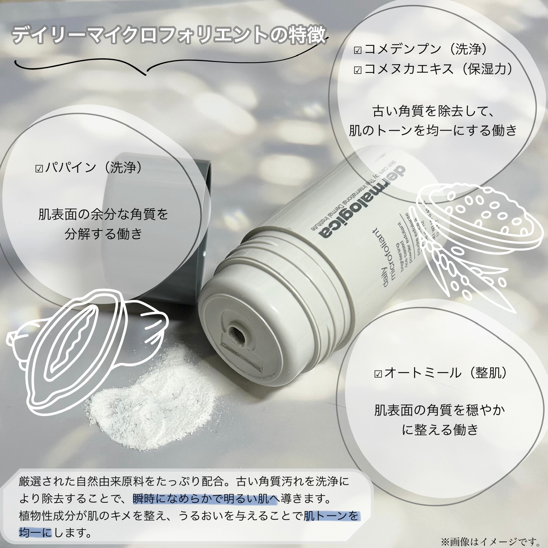 ダーマロジカ デイリー マイクロフォリエント(本体) 74g _23nov ダーマロジカデイリーマイクロフォリエント〈クレンザー〉