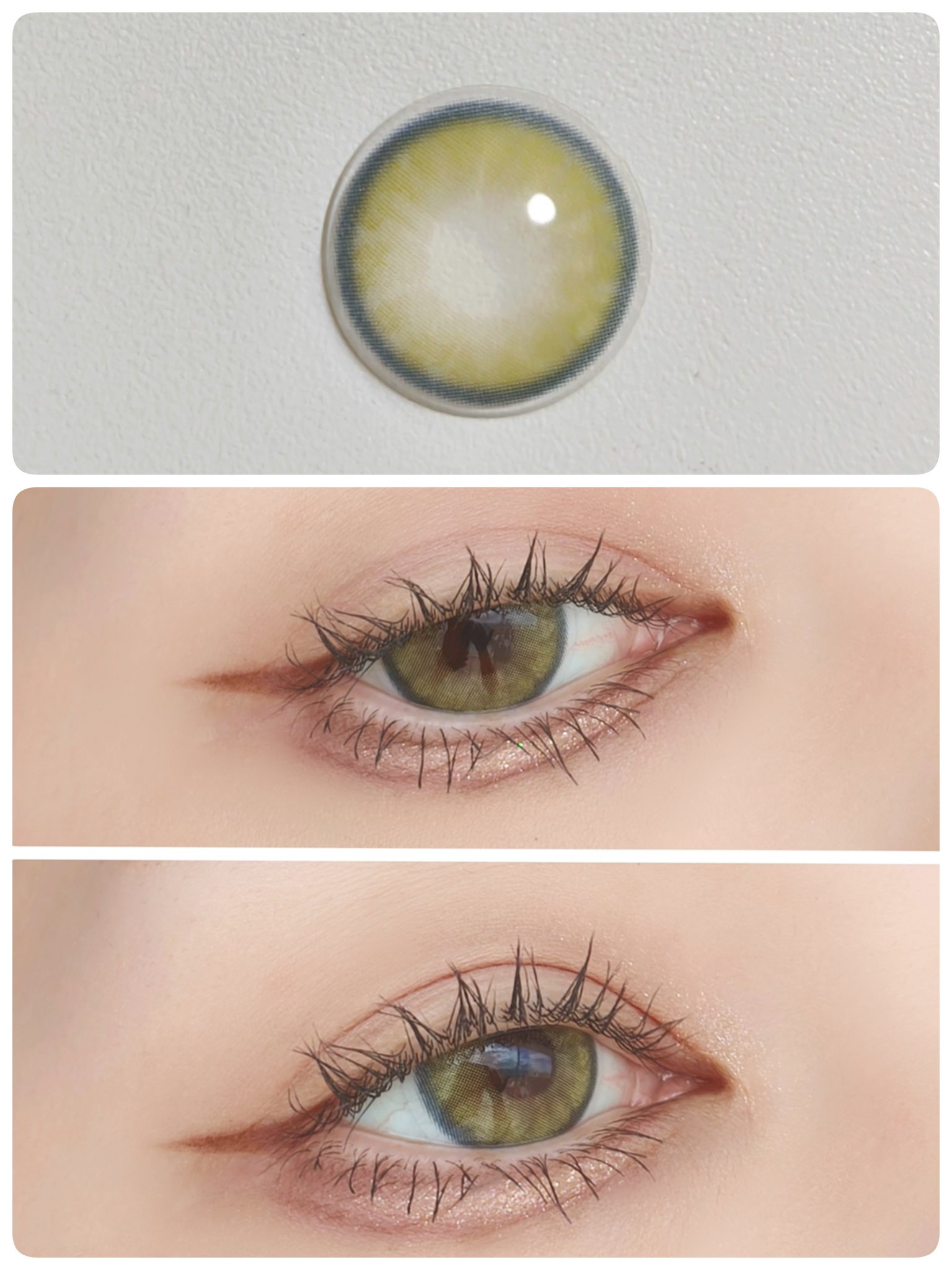 Nella 1day/OLENS/ワンデー（１DAY）カラコンを使ったクチコミ（2枚目）