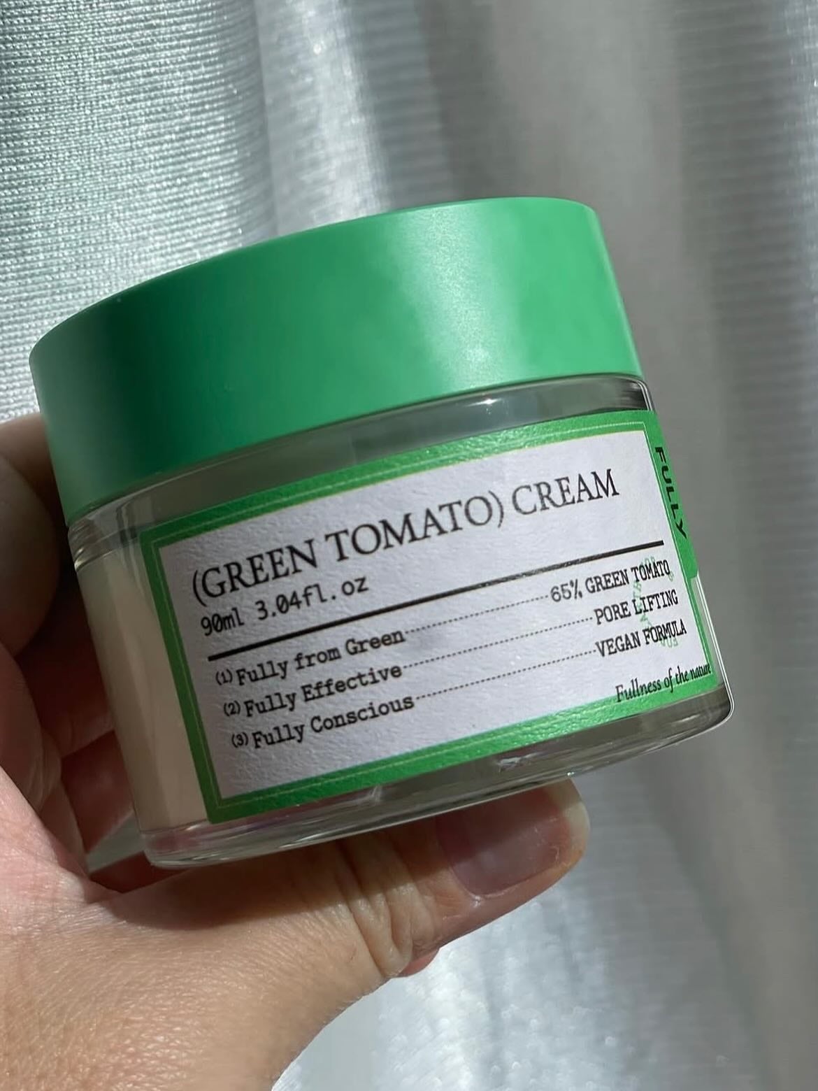 グリーントマトクリーム/FULLY/フェイスクリームを使ったクチコミ(2枚目)