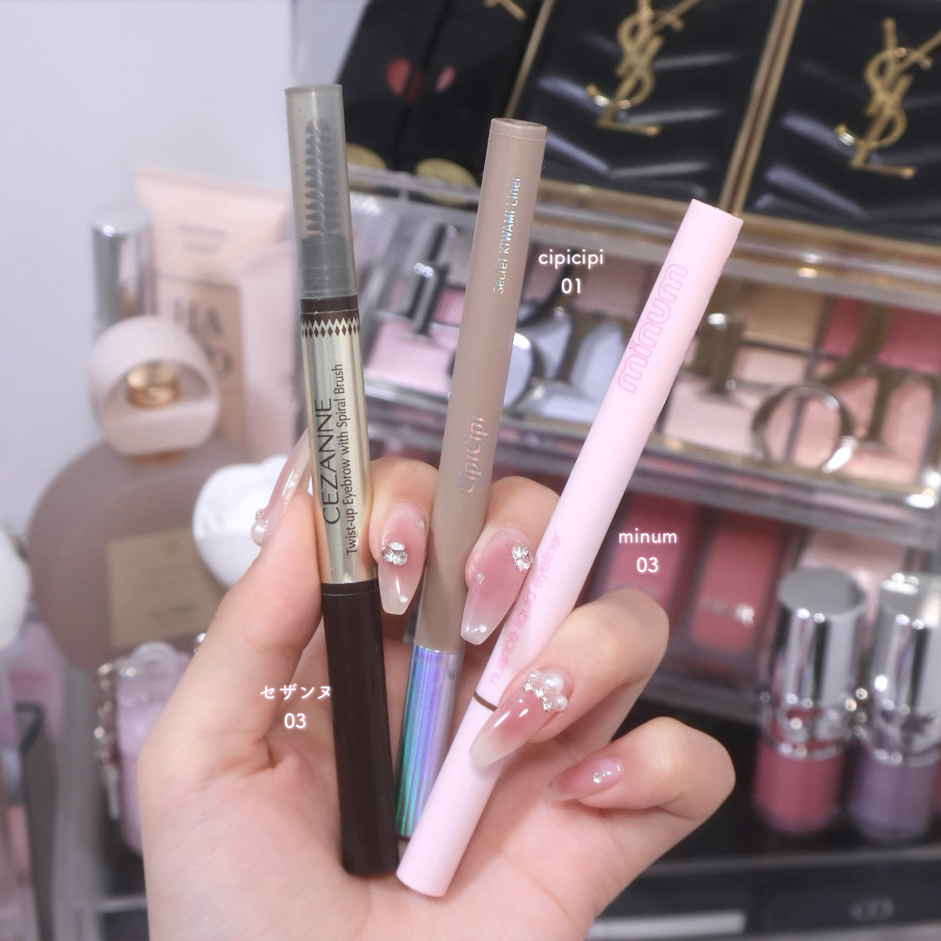 ニュアンスリキッドアイライナー/minum/リキッドアイライナーを使ったクチコミ（1枚目）