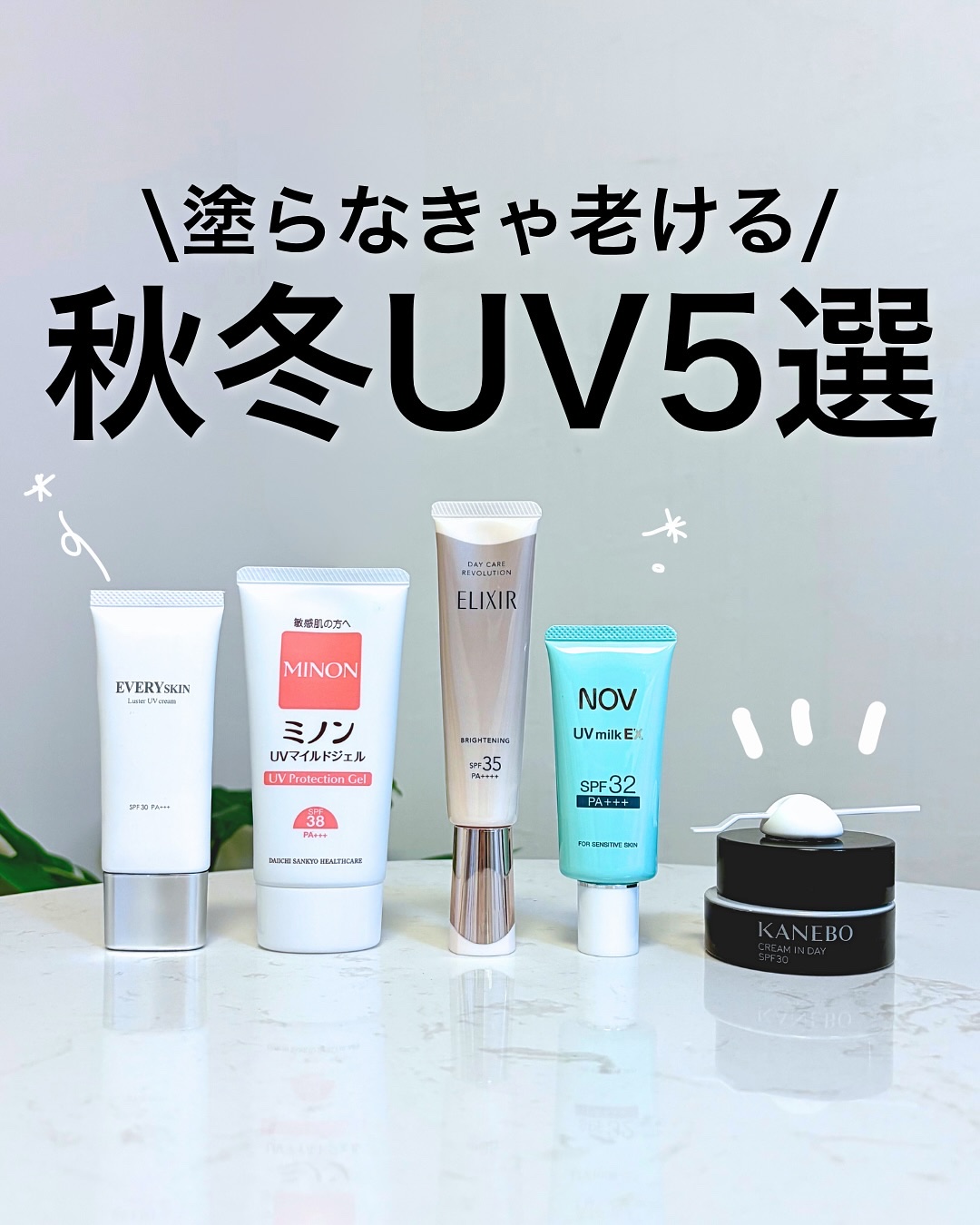 ラスターUVクリーム/EVERYSKIN/日焼け止め・UVケアを使ったクチコミ（1枚目）