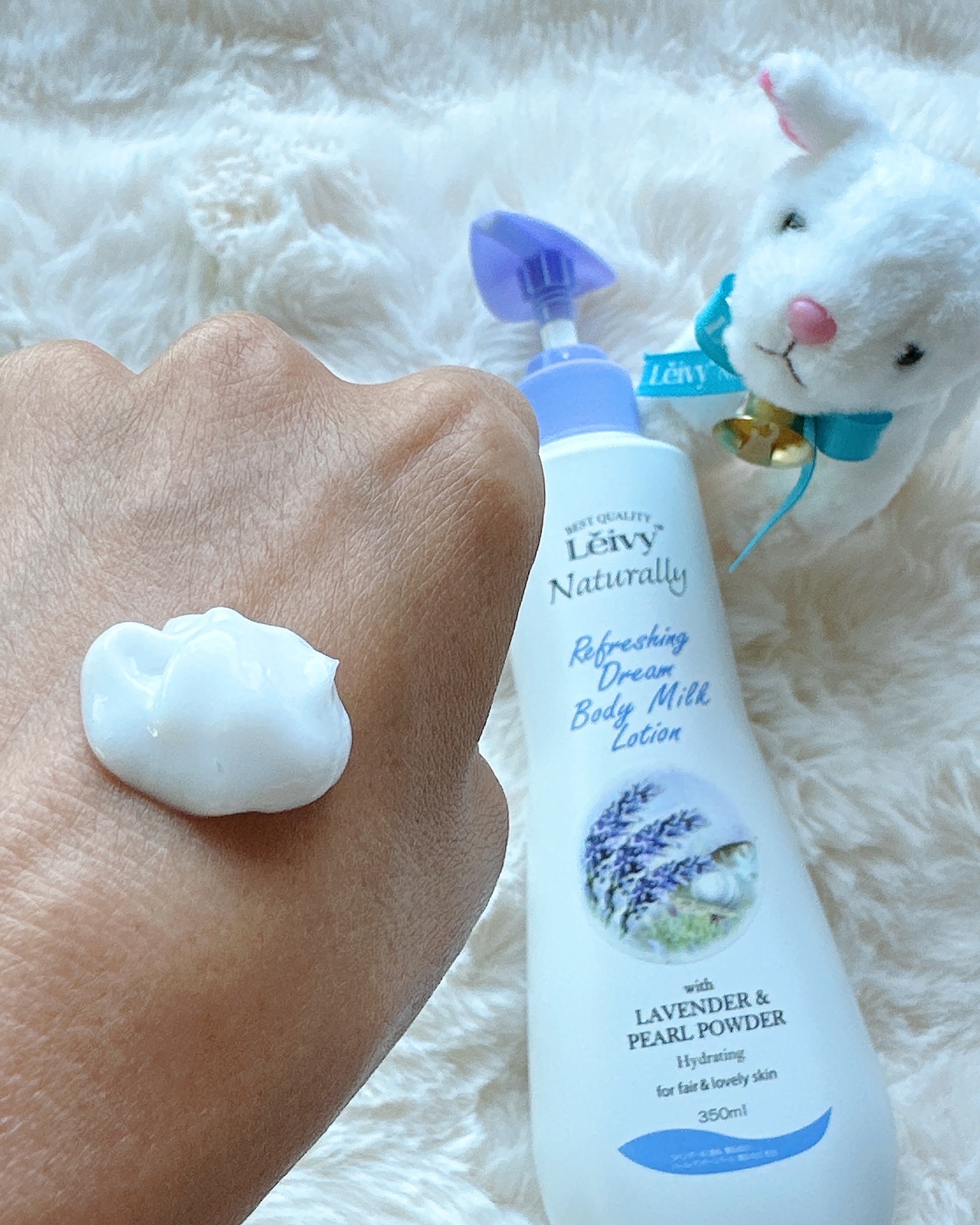 ボディミルキーローション ラベンダー/Leivy/ボディローションを使ったクチコミ（3枚目）
