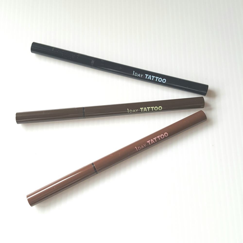 1DAY TATTOO ペンシルアイライナー/K-パレット/ペンシルアイライナーを使ったクチコミ(5枚目)