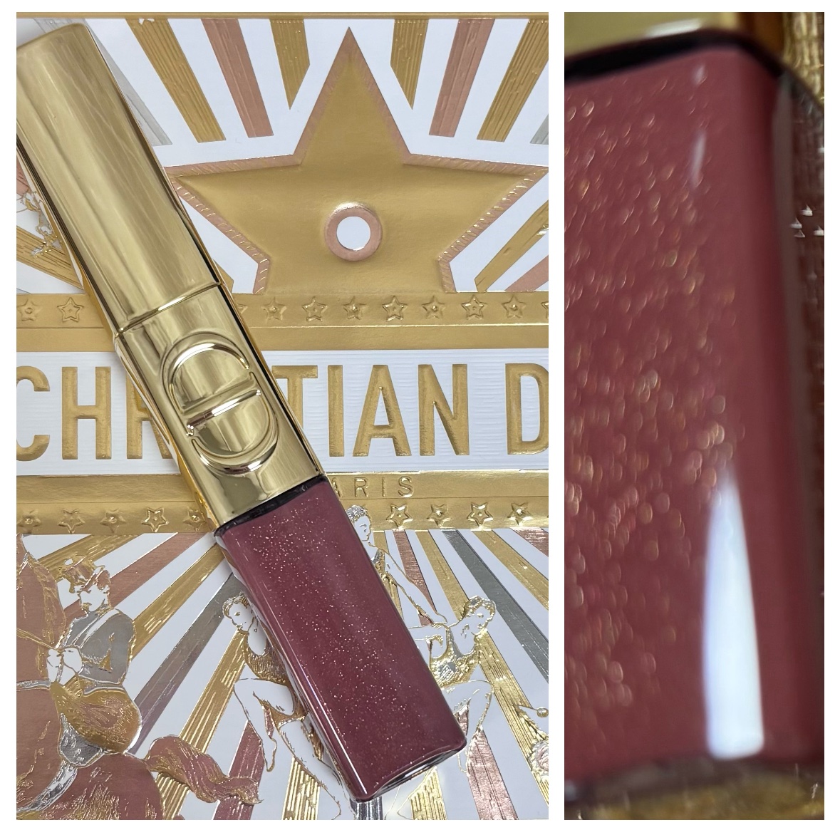 Dior
ルージュ ディオール シークイン リキッド デュオ
ホリデーコレクション 2025 限定品
420　ピンク スター

ブルベサマー優勝カラーです
ゴールドラメも可愛い
ブルベ向けだけど、ゴールドラメが入ってるからそこまでパーソナル