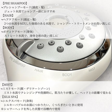 ファインバブルシャワーヘッド ファインベール EH-SH50/Panasonic/シャワーヘッドを使ったクチコミ(2枚目)