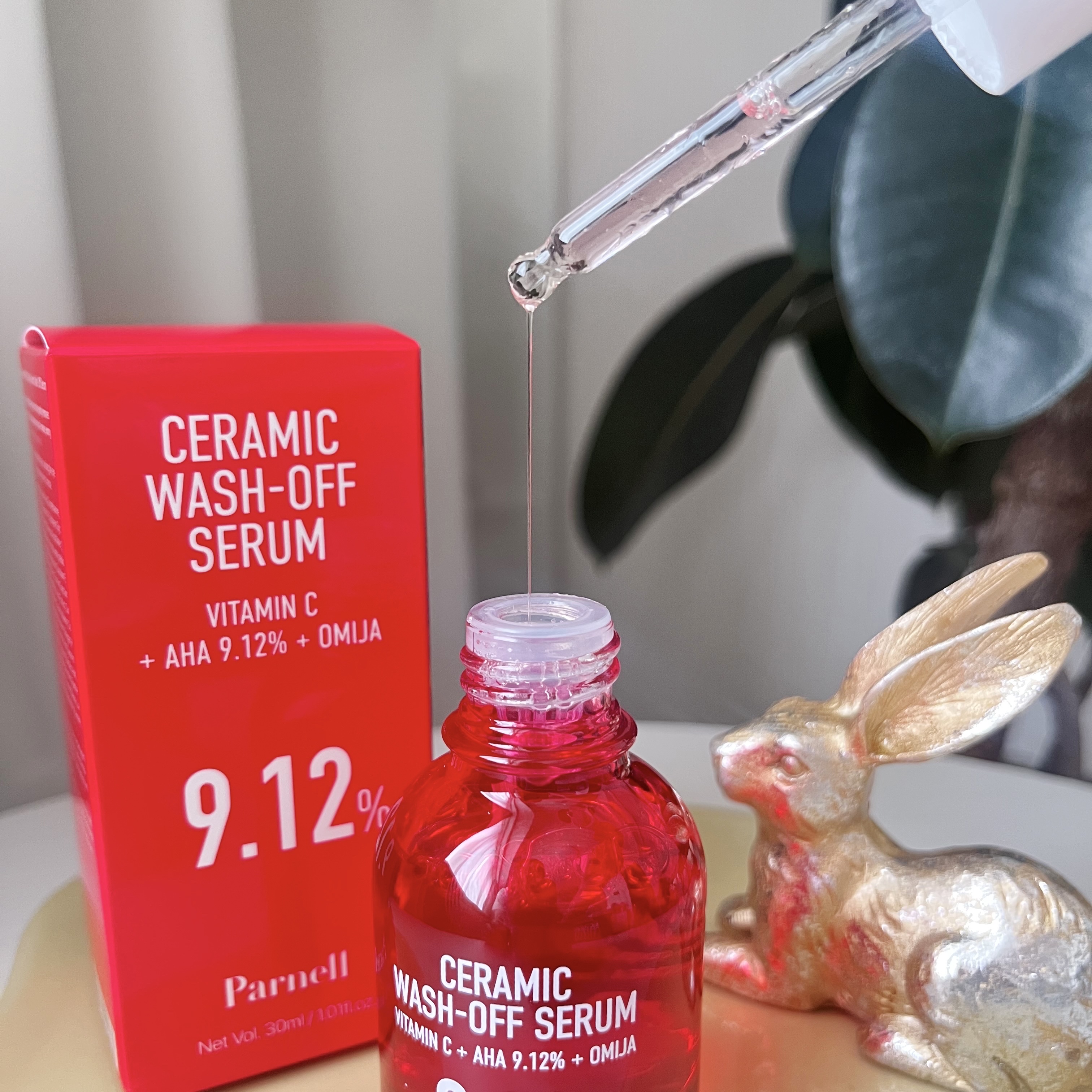 AHA 9.12 オミジャ 陶器肌 ウォッシュオフ セラム/parnell/美容液を使ったクチコミ（1枚目）