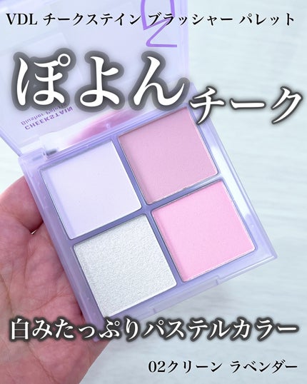 VDL チークステイン ブラッシャー パレット/VDL/パウダーチークを使ったクチコミ(1枚目)