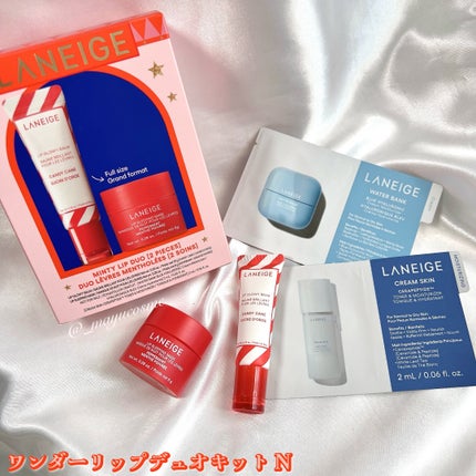 リップグロウィバーム ミニキット N/LANEIGE/リップケアを使ったクチコミ(4枚目)