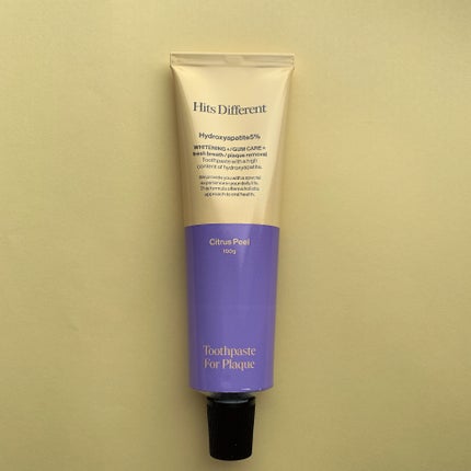 ヒッツディファレント トゥースペースト フォー プラーク/Hits Different/歯磨き粉を使ったクチコミ(3枚目)