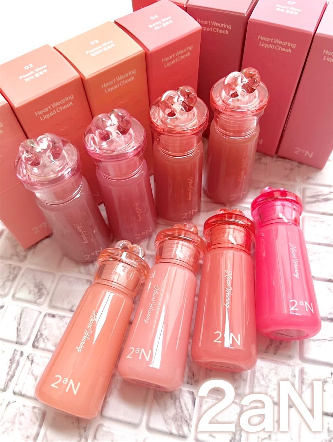 ハートウェアリングリキッドチーク/2aN/リキッドチークを使ったクチコミ(1枚目)