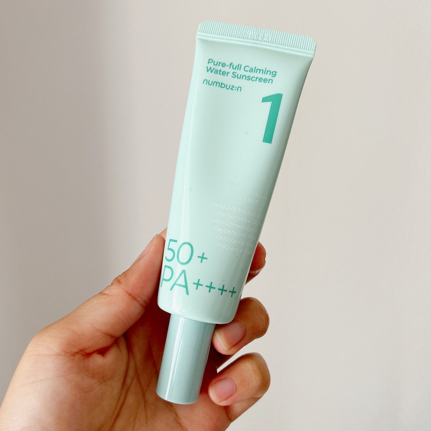 1番 青草水分コーティングUVクリーム/numbuzin/フェイスクリームを使ったクチコミ(1枚目)
