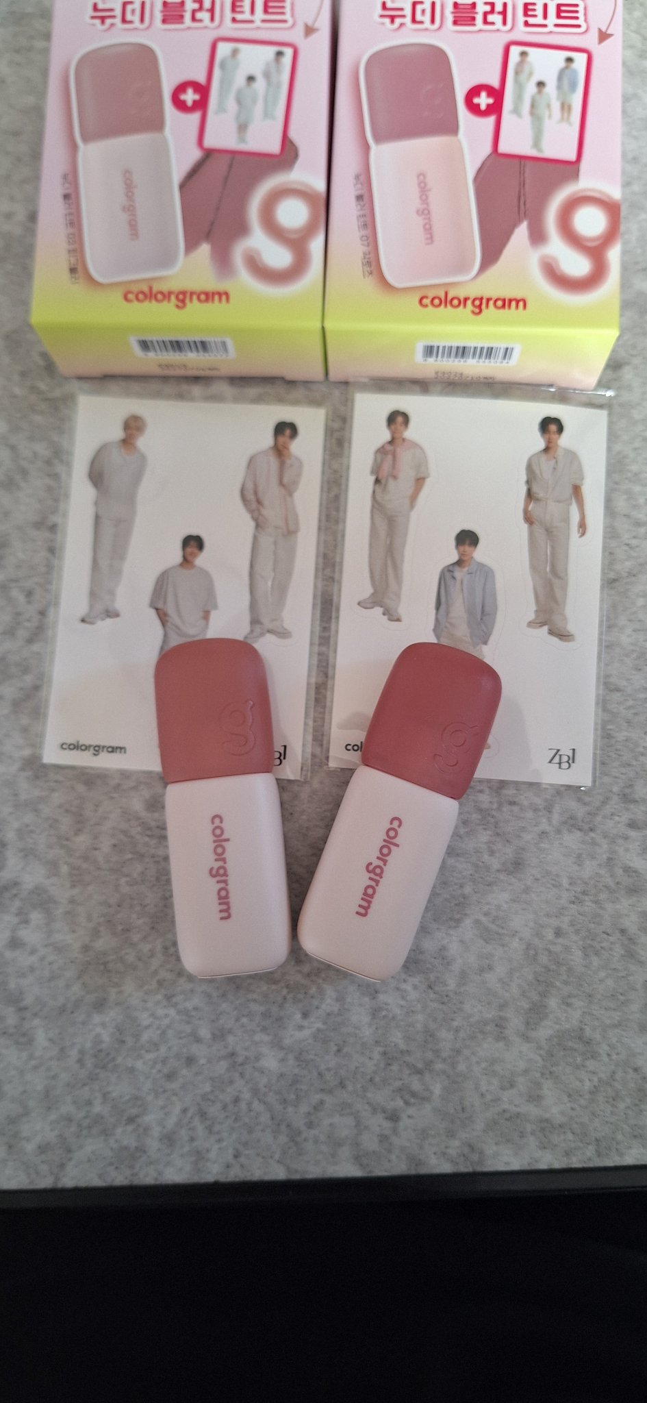 カラーグラム ヌーディーブラーティント/Colorgram/リップティントを使ったクチコミ（2枚目）