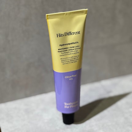 ヒッツディファレント トゥースペースト フォー プラーク/Hits Different/歯磨き粉を使ったクチコミ(3枚目)
