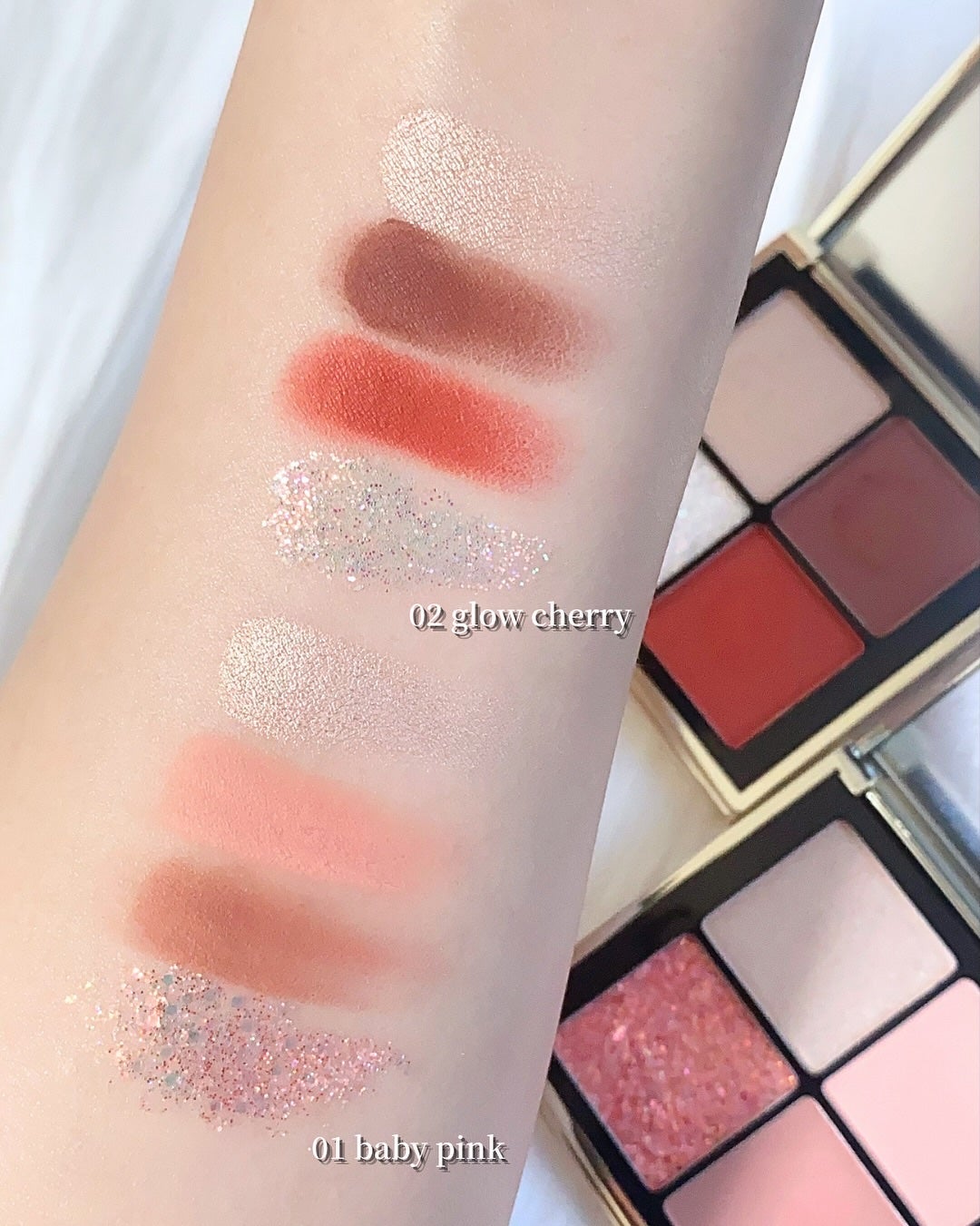 4色アイシャドウパレット/MOKA Japan cosmetics/アイシャドウパレットを使ったクチコミ(4枚目)