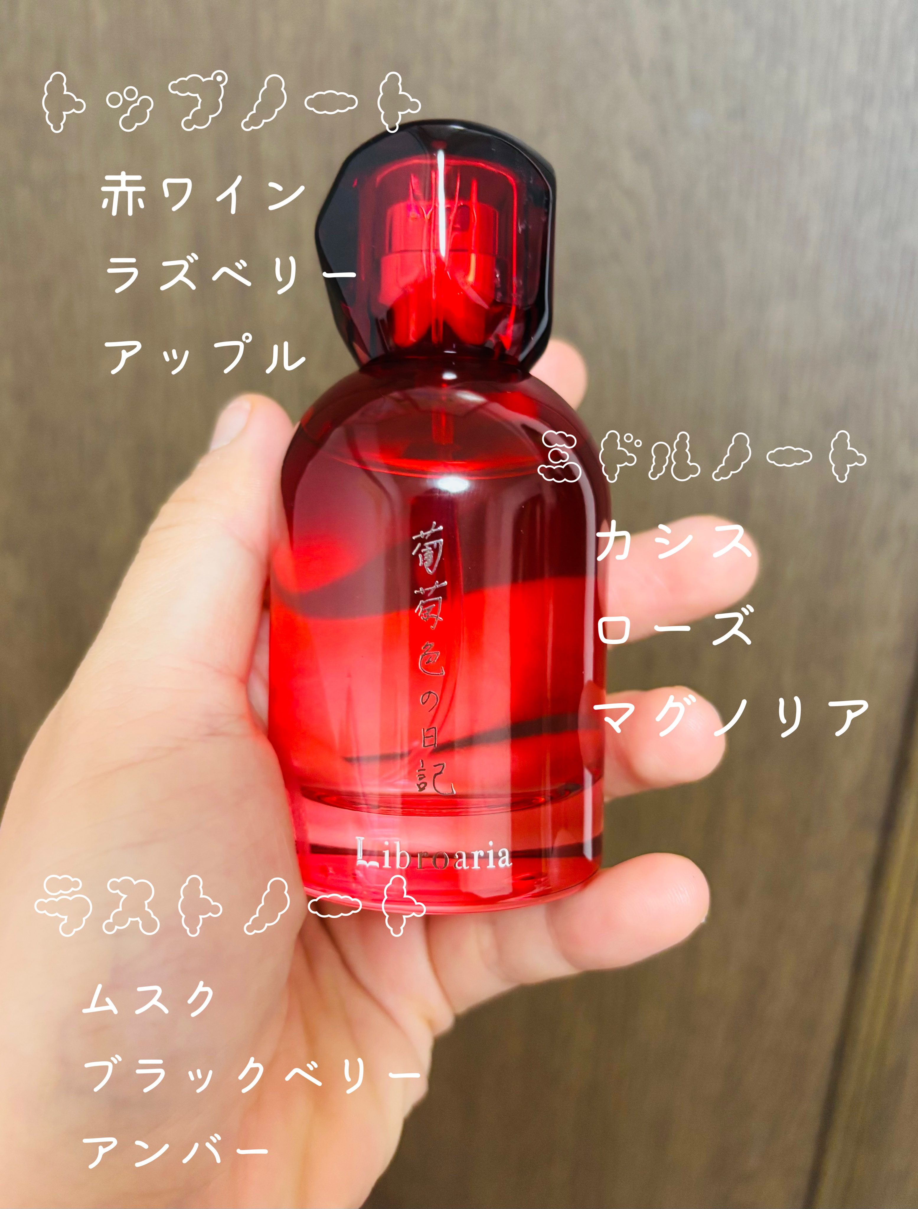リブロアリア　葡萄色の日記　香水50ml Amazon | Libroaria リブロアリア 香水 オードパルファム 葡萄色の日記