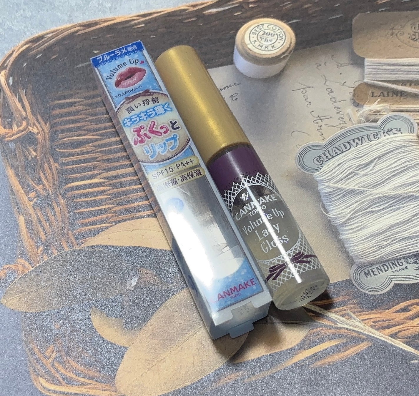 V.SNOW.B on LIPS 「☆CANMAKEボリュームアップレディグロスSPF15PA++..」(2枚目)