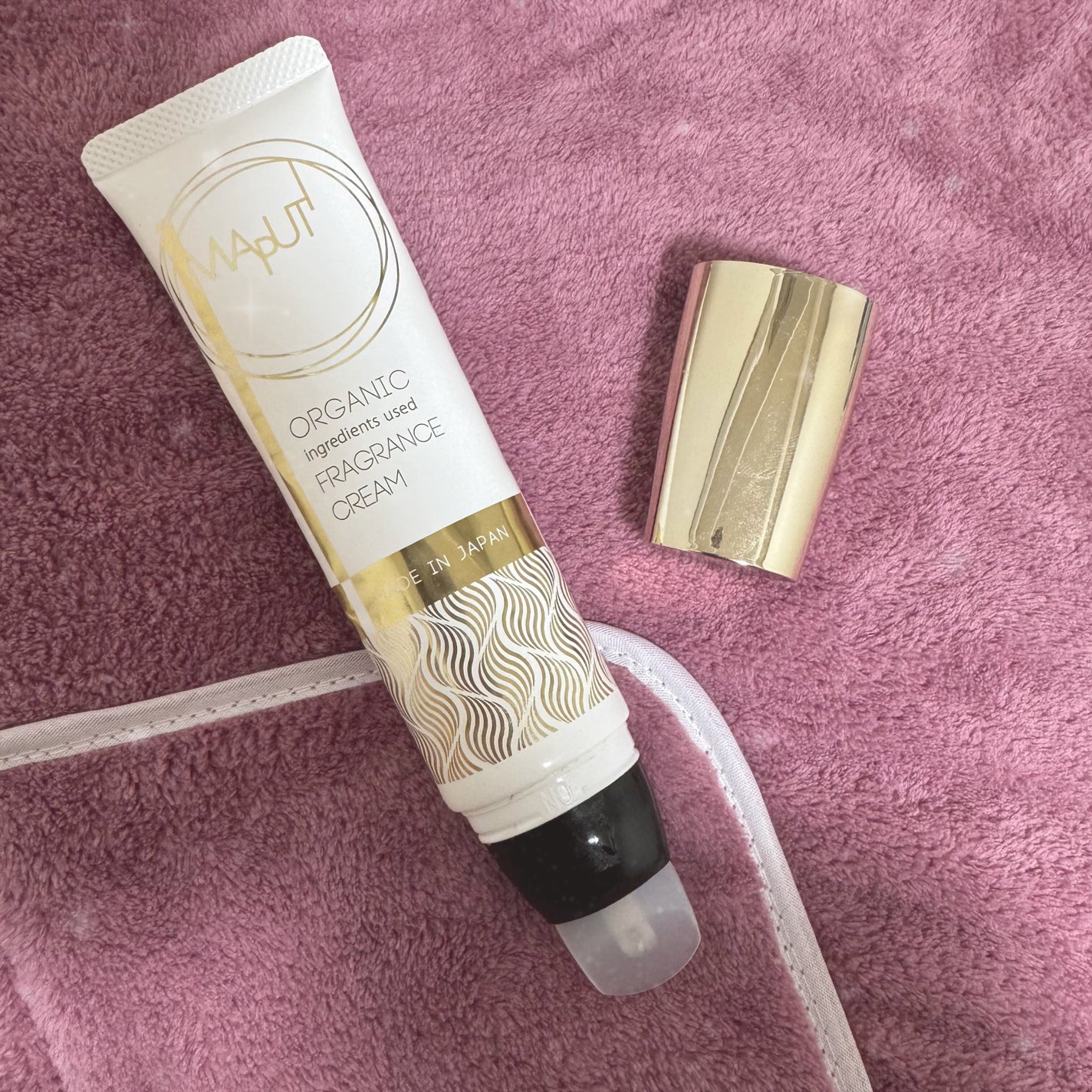 オーガニックフレグランスバストクリーム MAPUTI/MAPUTI/バスト・ヒップケアを使ったクチコミ(1枚目)