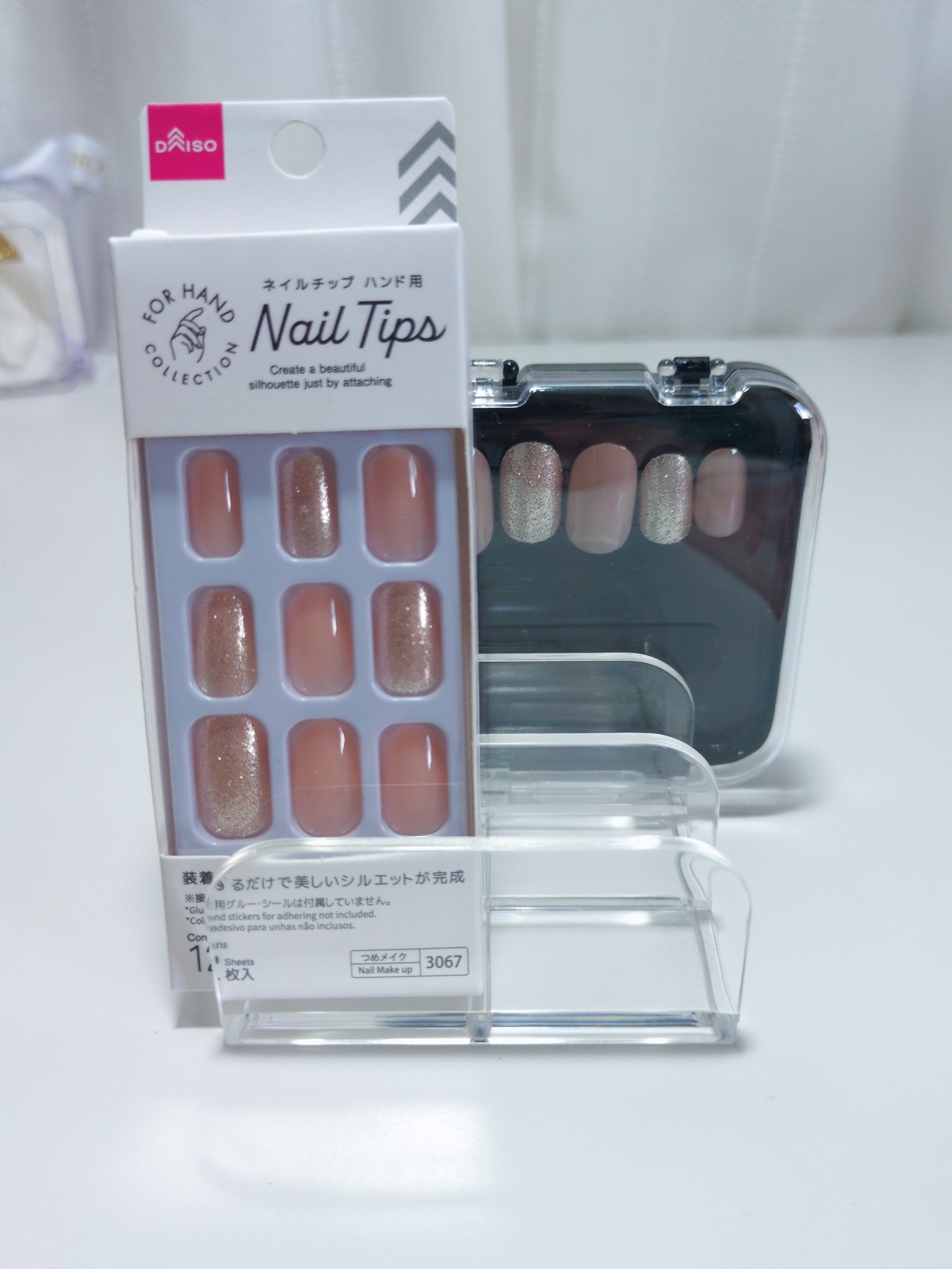 ネイルチップ（ハンド）/DAISO/ネイルチップ・パーツを使ったクチコミ（3枚目）
