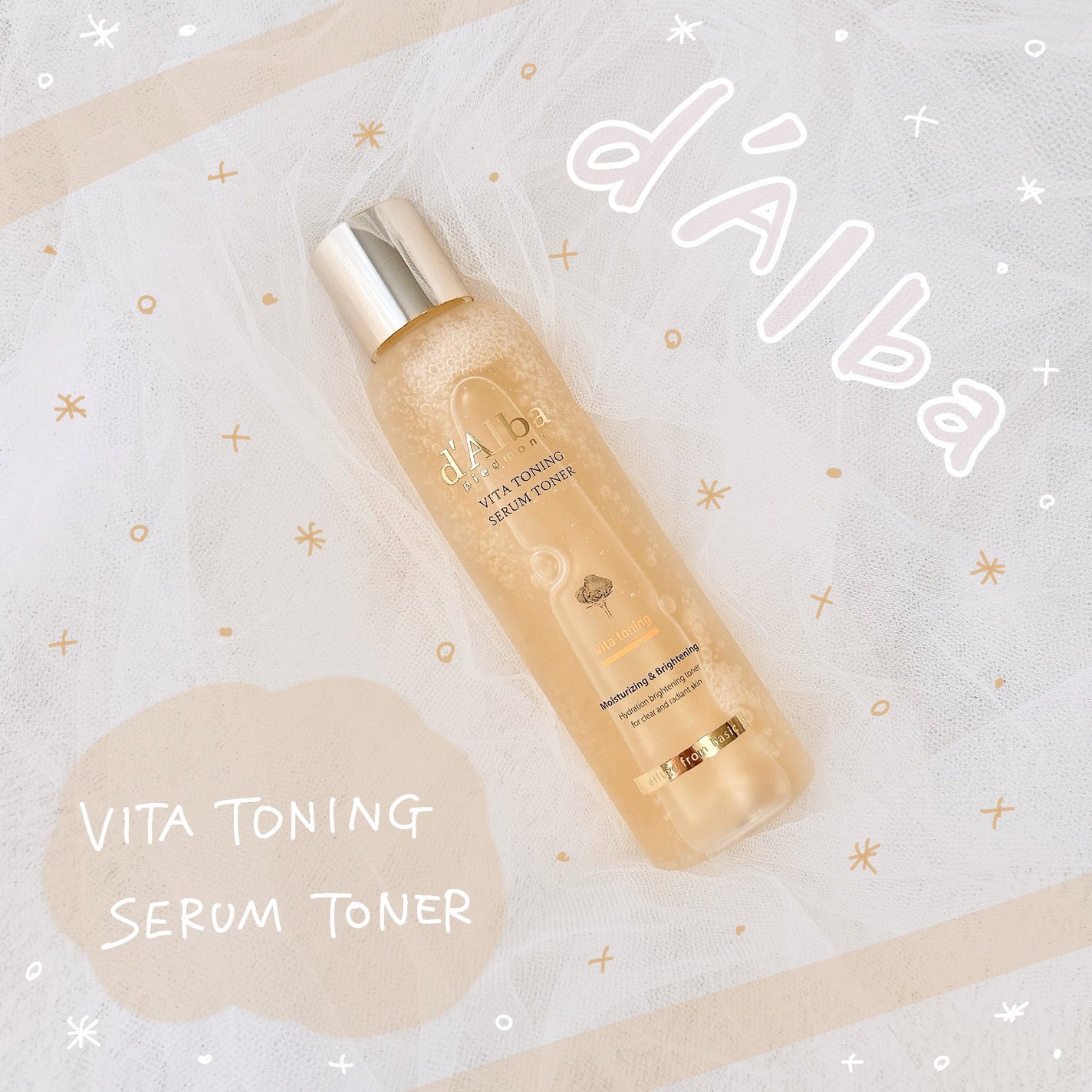 ビタトーニングセラムトナー/ダルバ/化粧水を使ったクチコミ(1枚目)