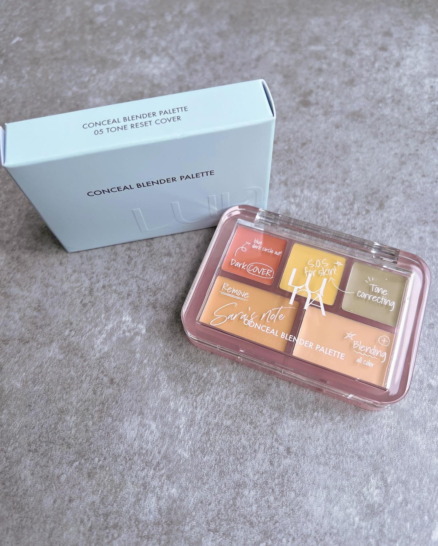 コンシールブレンダーパレット/LUNA/パレットコンシーラーを使ったクチコミ(1枚目)
