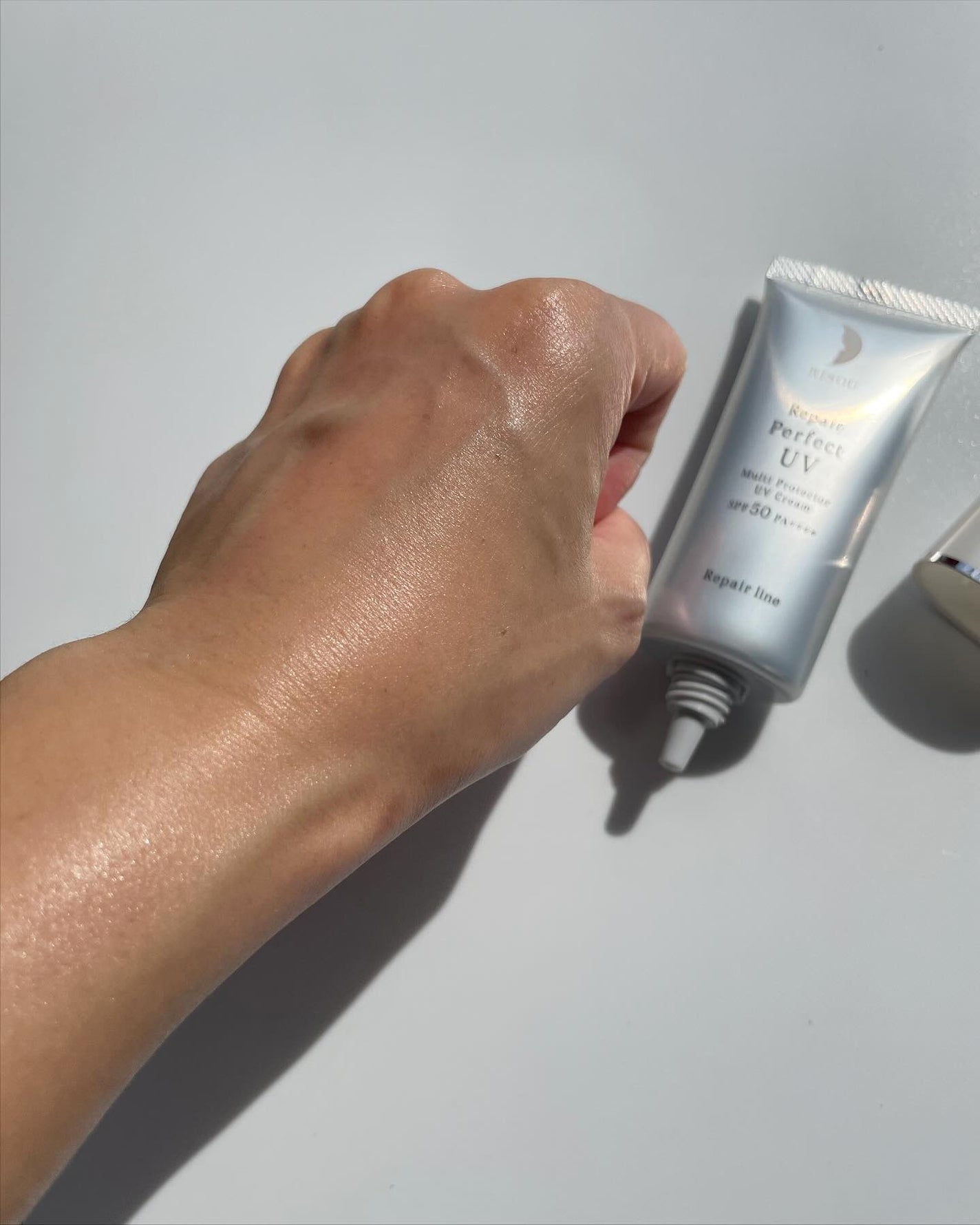 リソウ リペア パーフェクトUVクリーム/リソウコーポレーション/日焼け止めクリームを使ったクチコミ(5枚目)