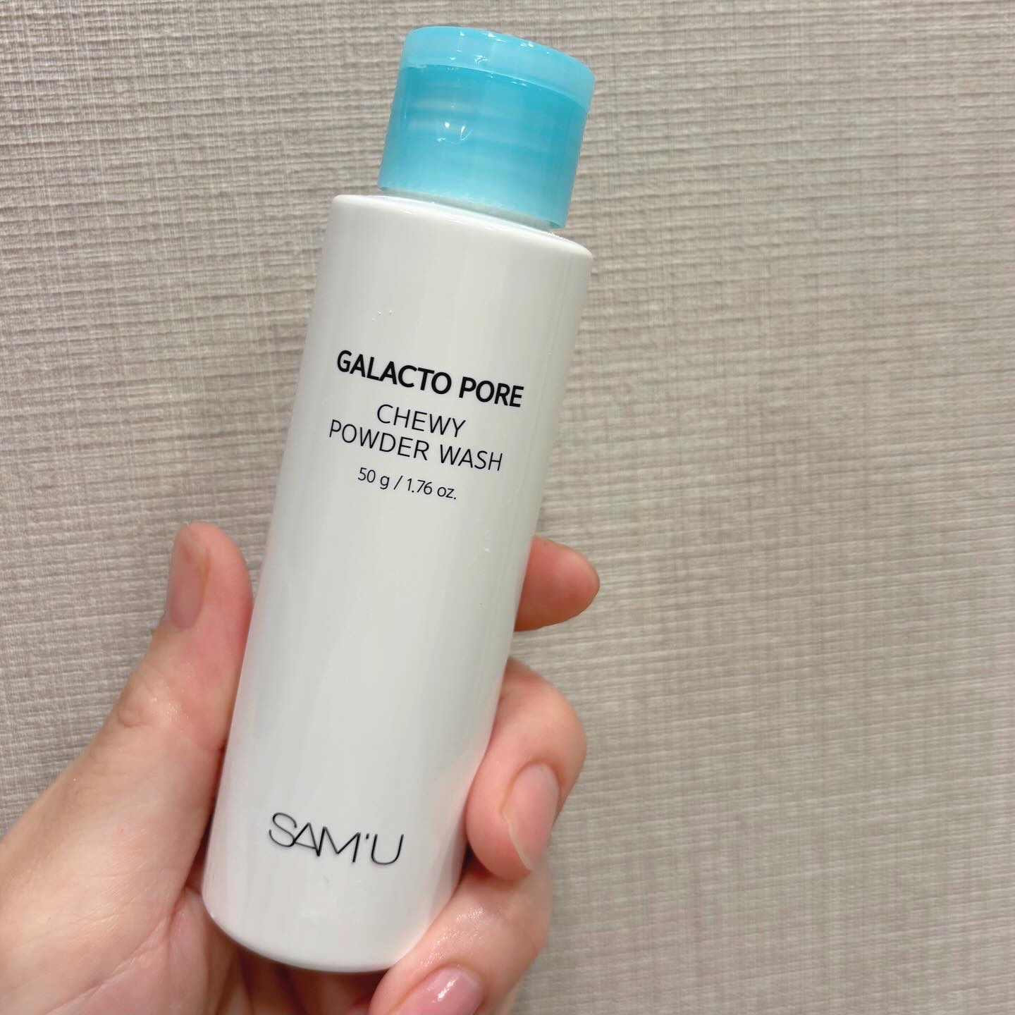 サミュ ガラクトポア チューイー パウダーウォッシュ/SAM'U/洗顔パウダーを使ったクチコミ（2枚目）