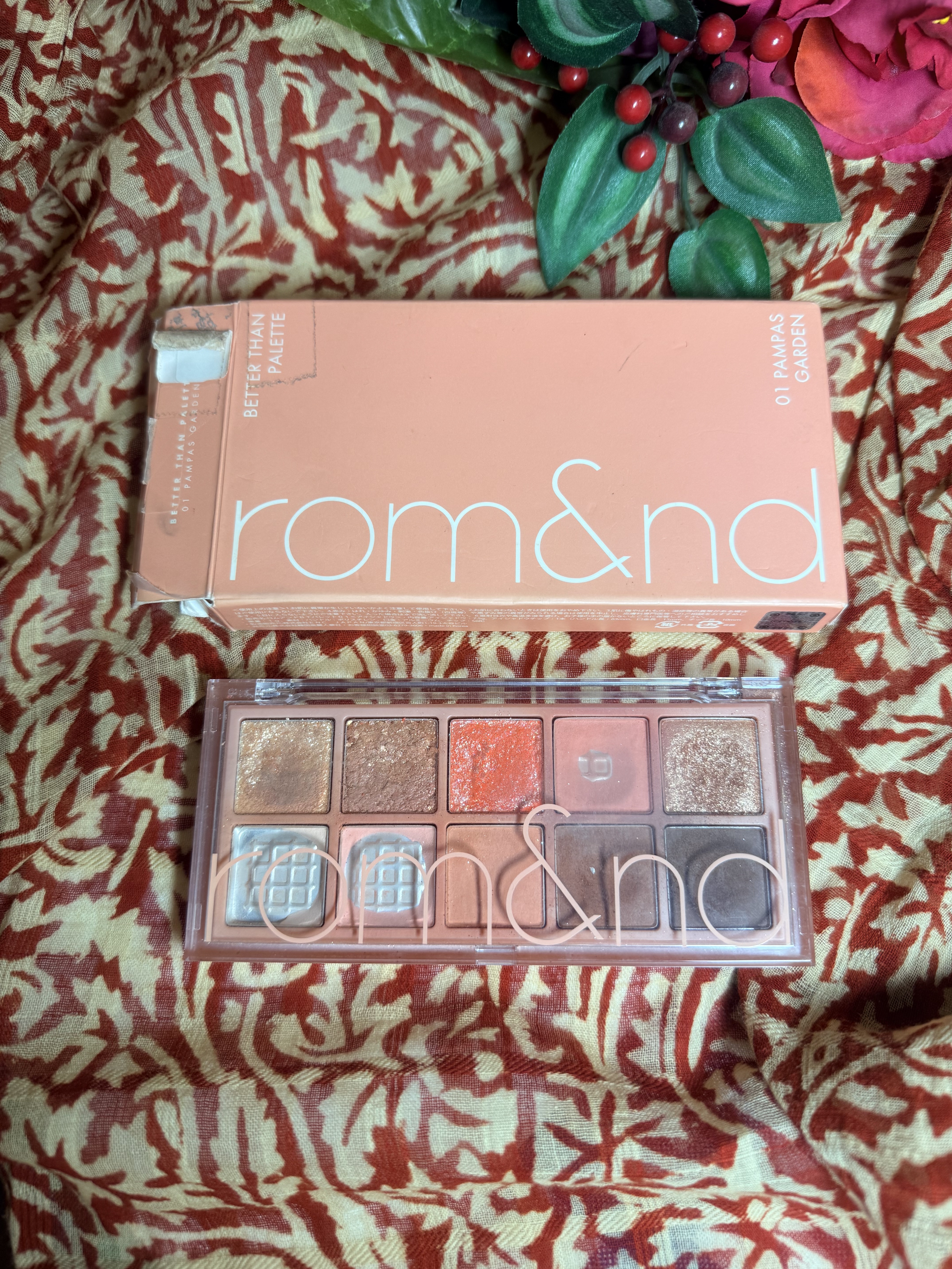 ベターザンパレット/rom&nd/アイシャドウパレットを使ったクチコミ（2枚目）