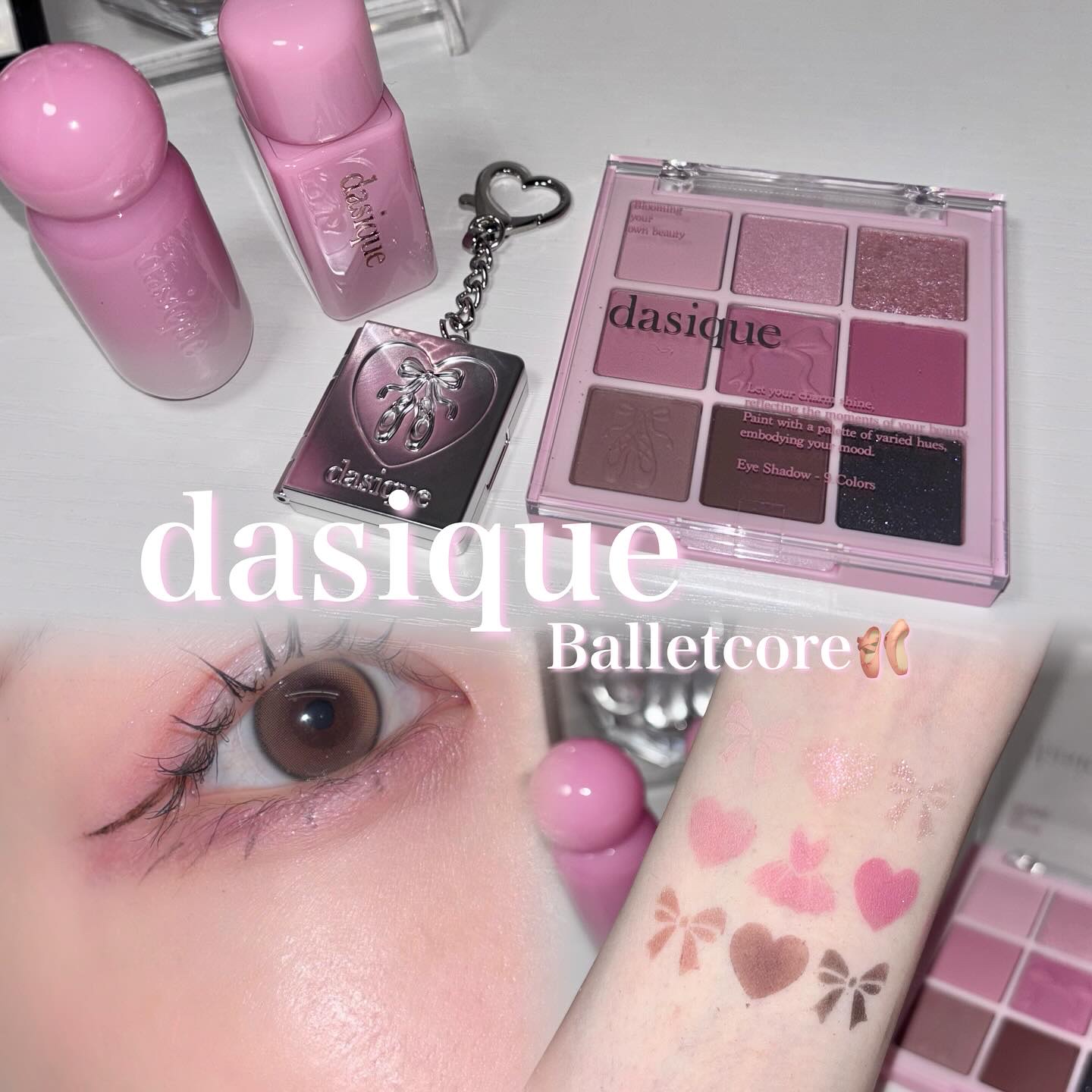 ❤︎
@dasique_jp 

⟡.· ⎯⎯⎯⎯⎯⎯⎯⎯⎯⎯⎯⎯ ⟡.·
バレエコアコレクション🩰🪽🫧

🖤シャドウパレット 
36ダークエンジェル

発色、配色、共に良し♡︎ᵎᵎᵎ
これまでになかったダークトーンと、ぱきっとした