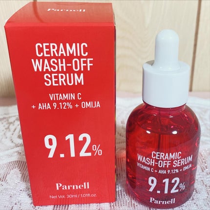 AHA 9.12 オミジャ 陶器肌 ウォッシュオフ セラム/parnell/美容液を使ったクチコミ(1枚目)
