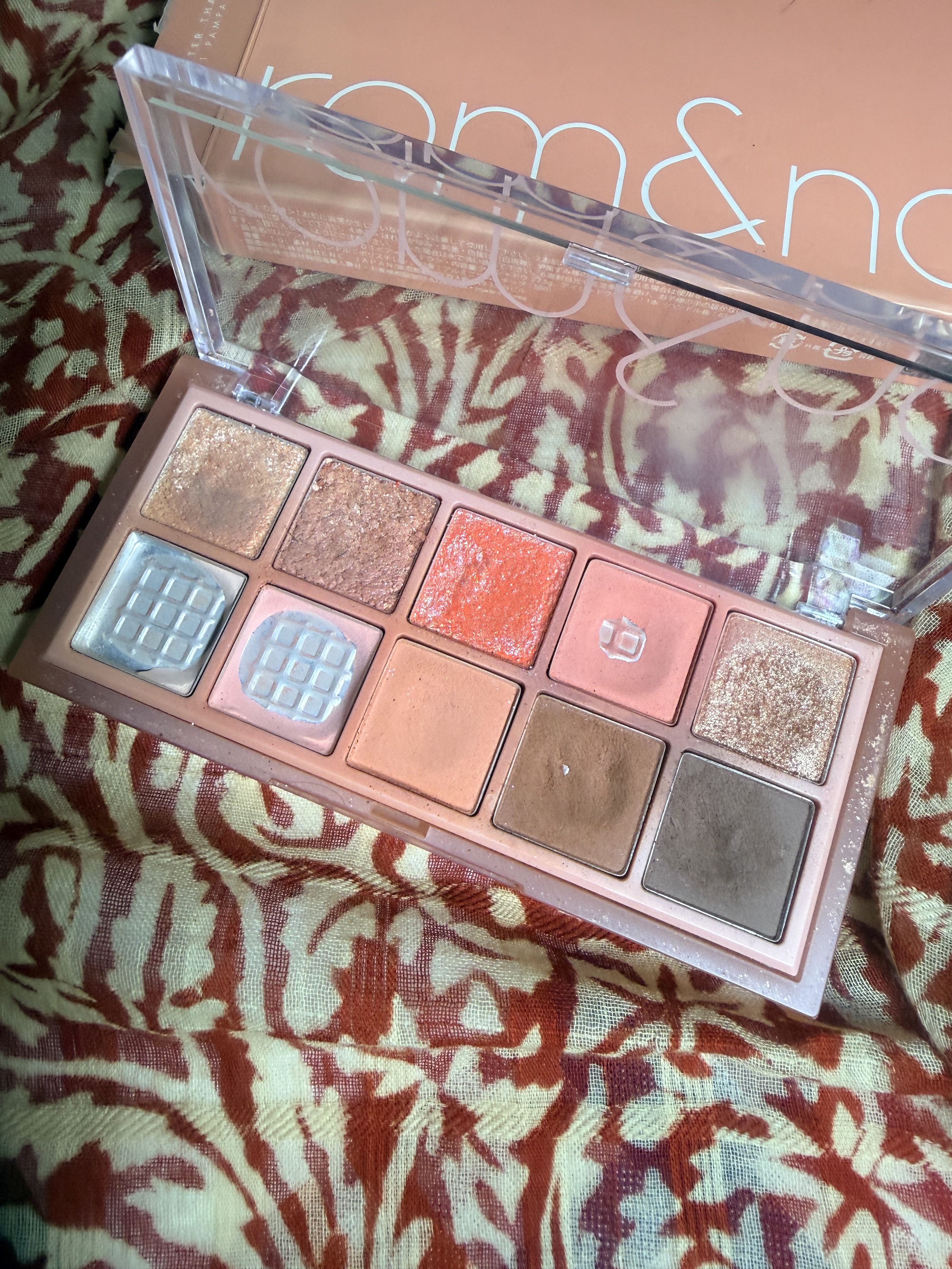 ベターザンパレット/rom&nd/アイシャドウパレットを使ったクチコミ（1枚目）