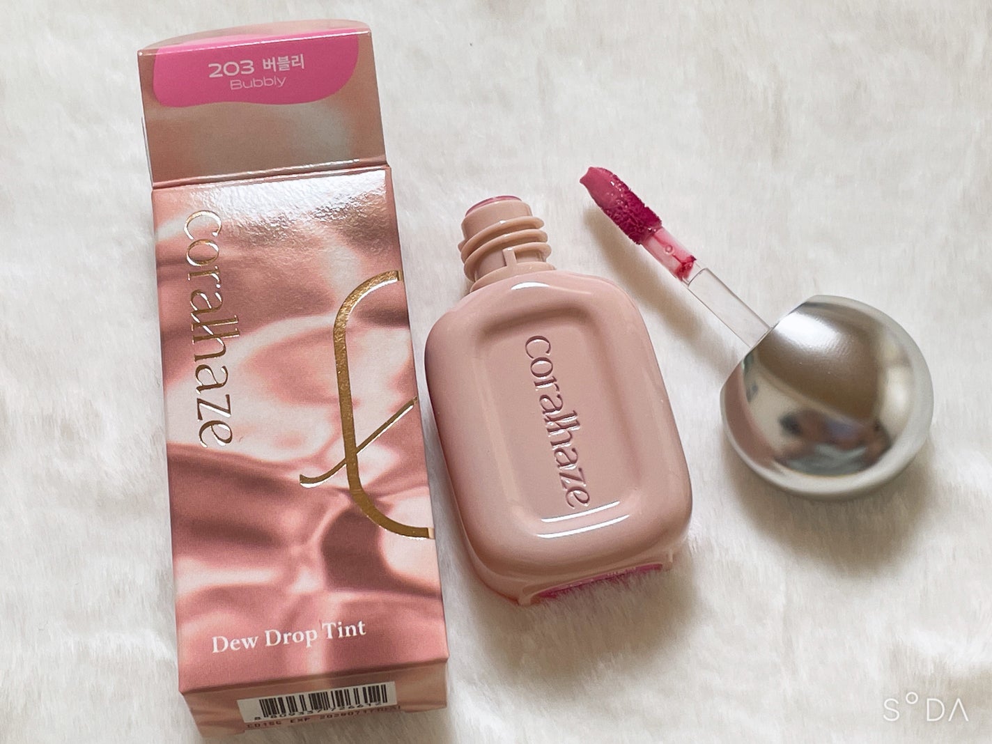 デュー ドロップ ティント/Coralhaze/リップティントを使ったクチコミ(2枚目)