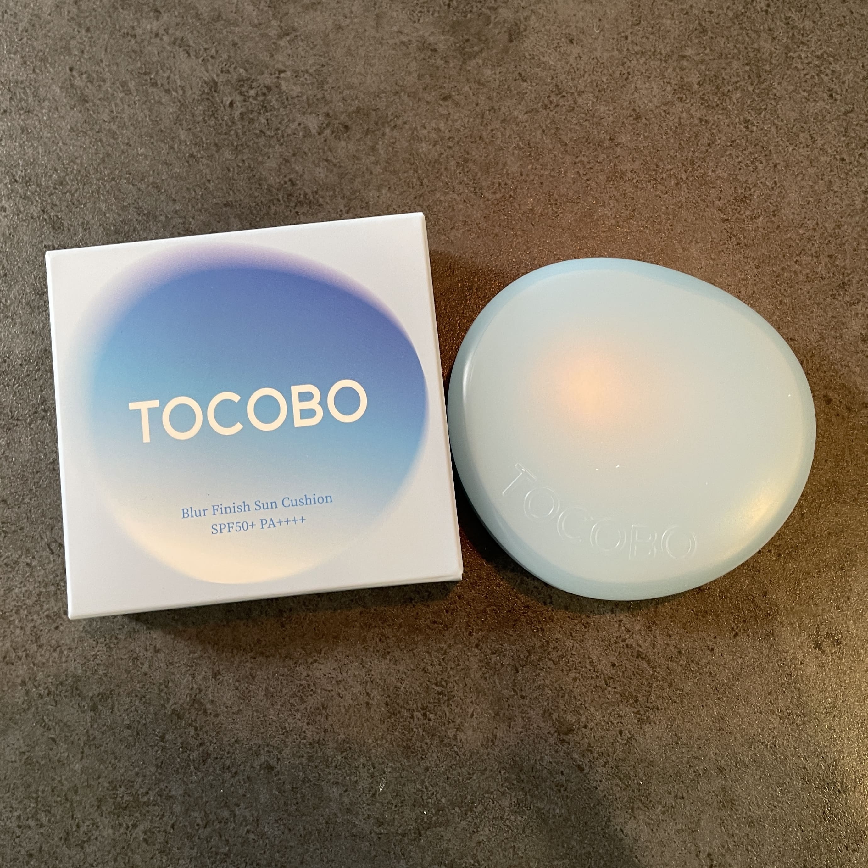 ブラーフィニッシュサンクッション/TOCOBO/日焼け止めパウダーを使ったクチコミ（1枚目）