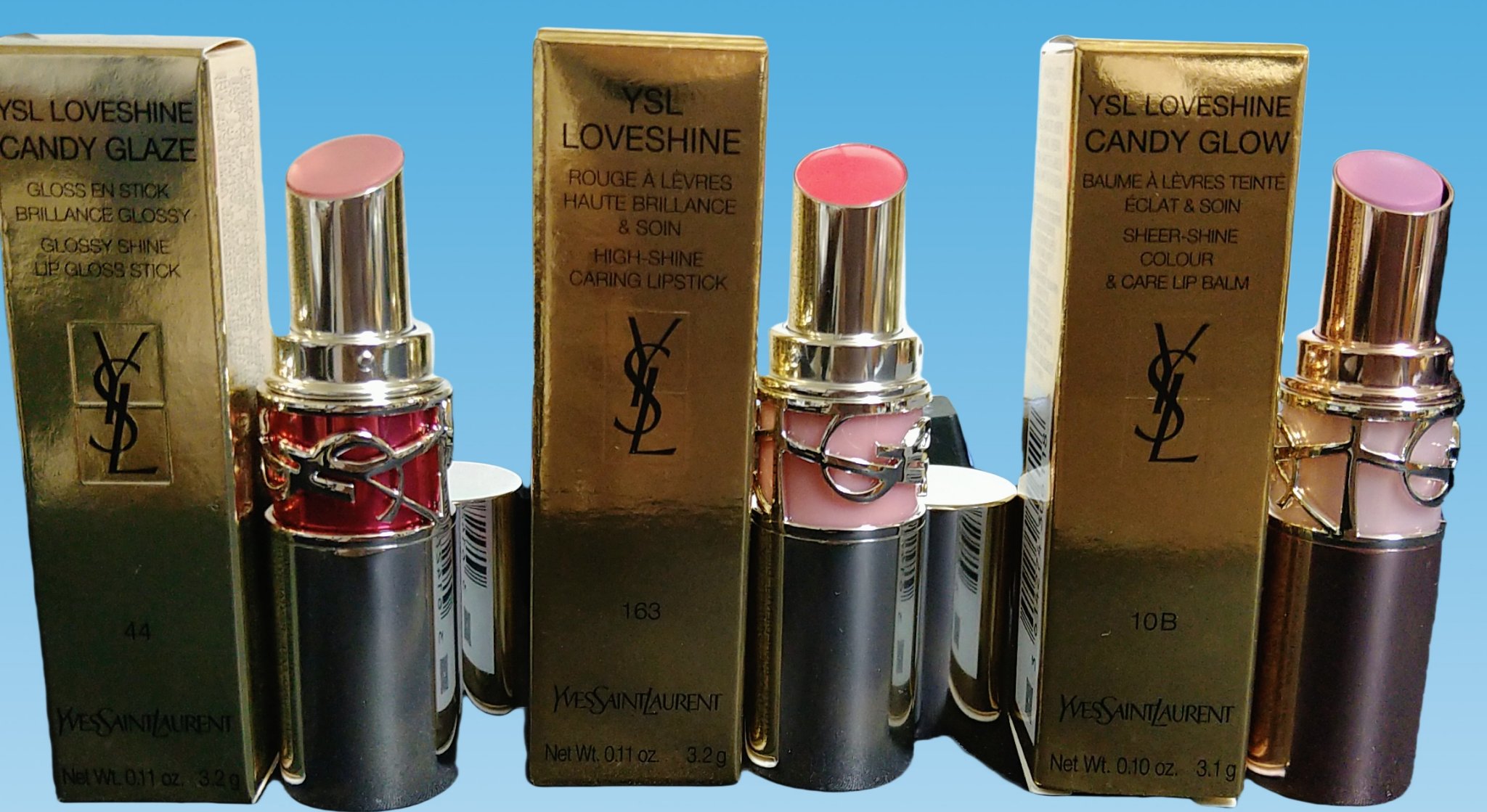 YSL ラブシャイン キャンディグレーズ No.44 ヌード ラヴァリエール/YVES SAINT LAURENT BEAUTE/口紅を使ったクチコミ（2枚目）