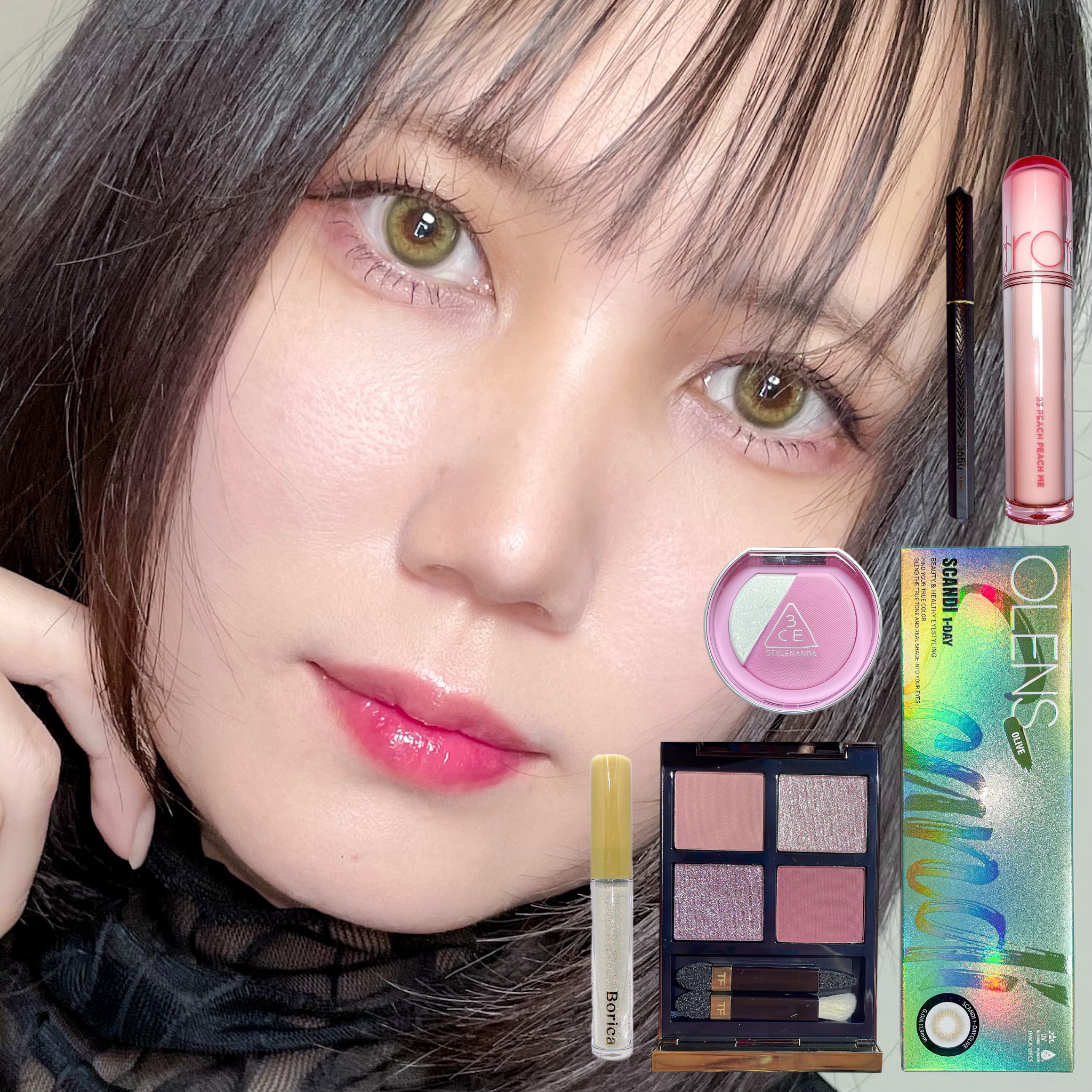 美容液ラメライナー/Borica/リキッドアイライナーを使ったクチコミ（1枚目）