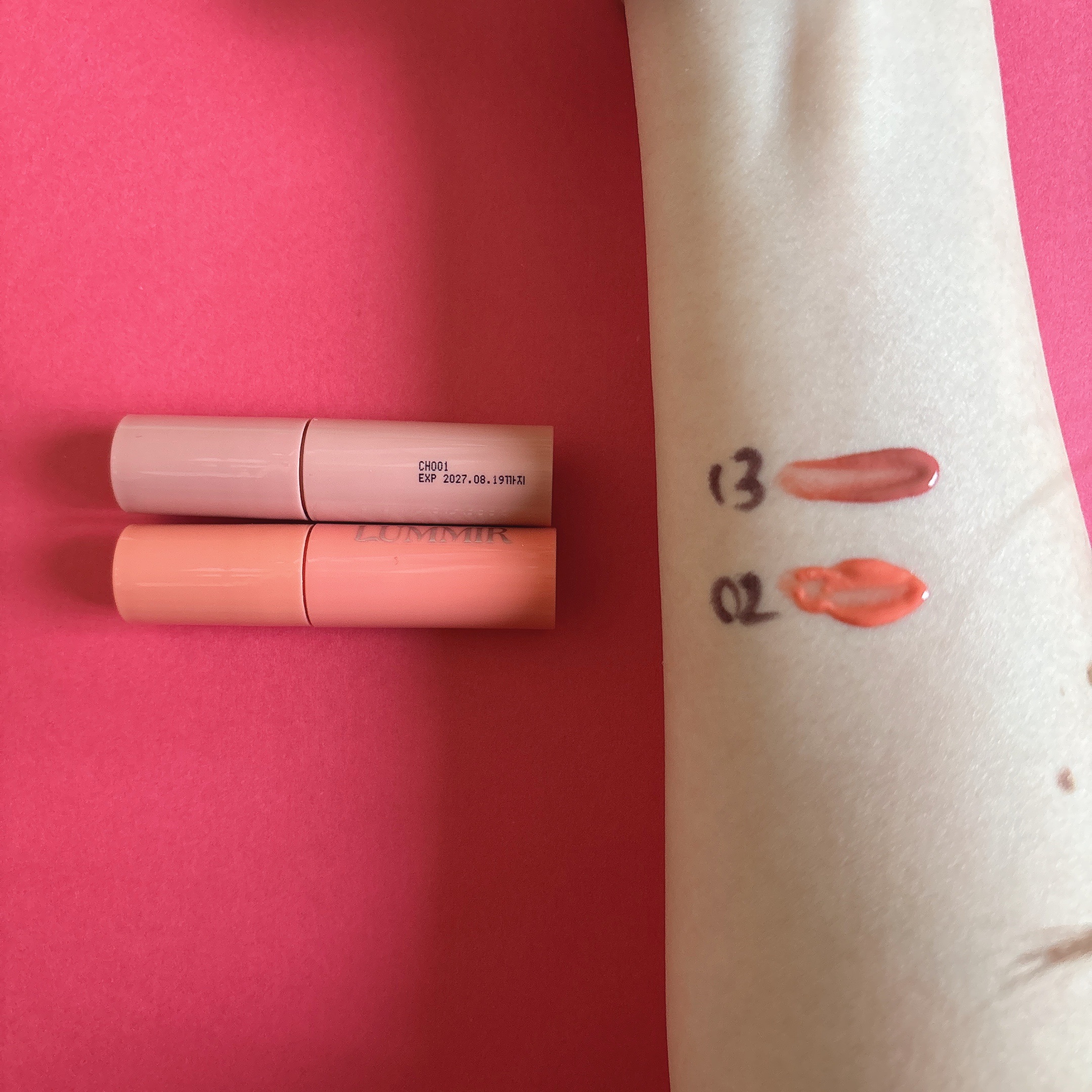 ONE COAT グロウティント/Lummir/リップティントを使ったクチコミ（2枚目）