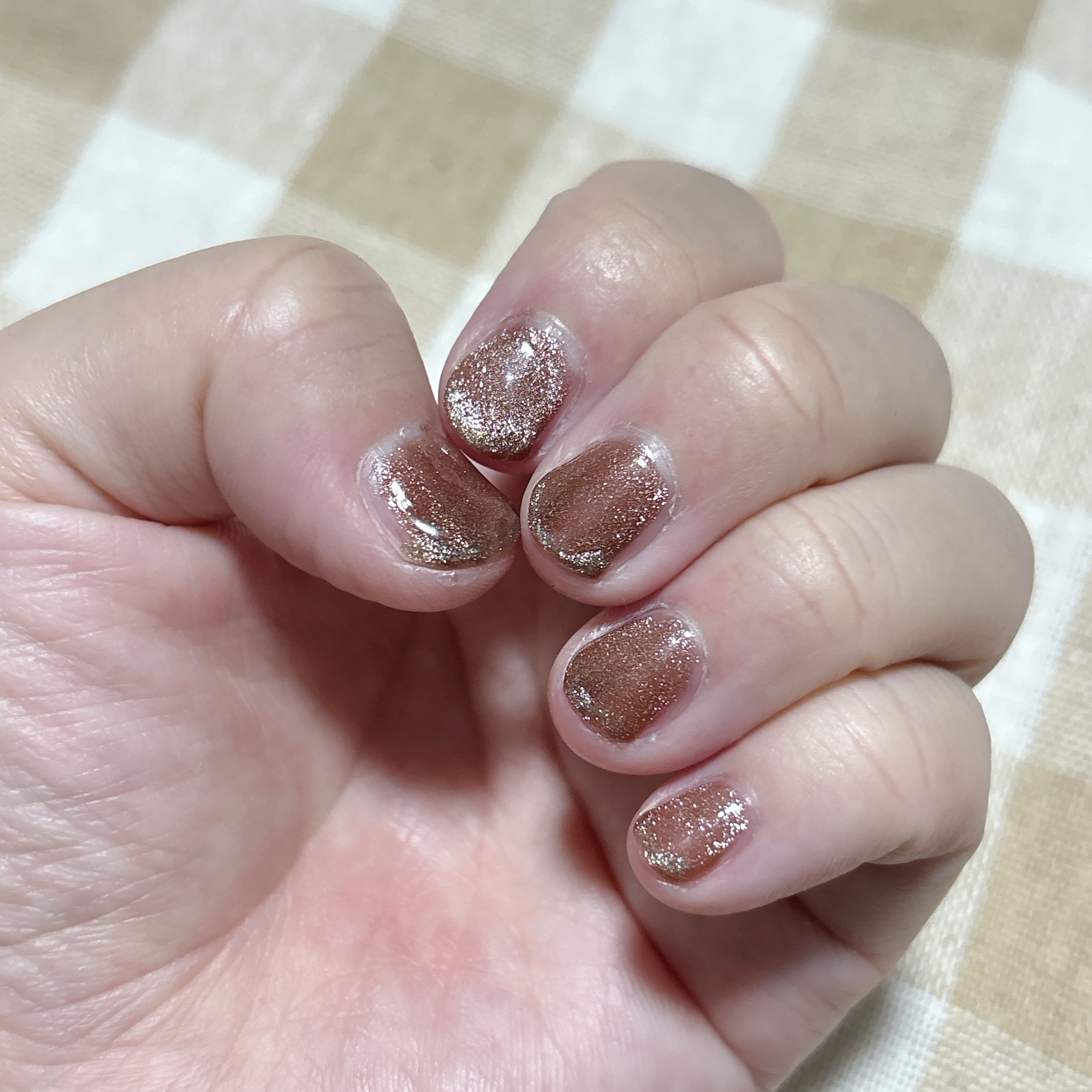 ジェルネイル（ライト対応）/セリア/ジェルネイルを使ったクチコミ（1枚目）