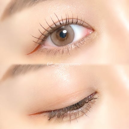 サラダdeフルーツカラーリキッドアイライナーWP/FLORTTE/リキッドアイライナーを使ったクチコミ(3枚目)