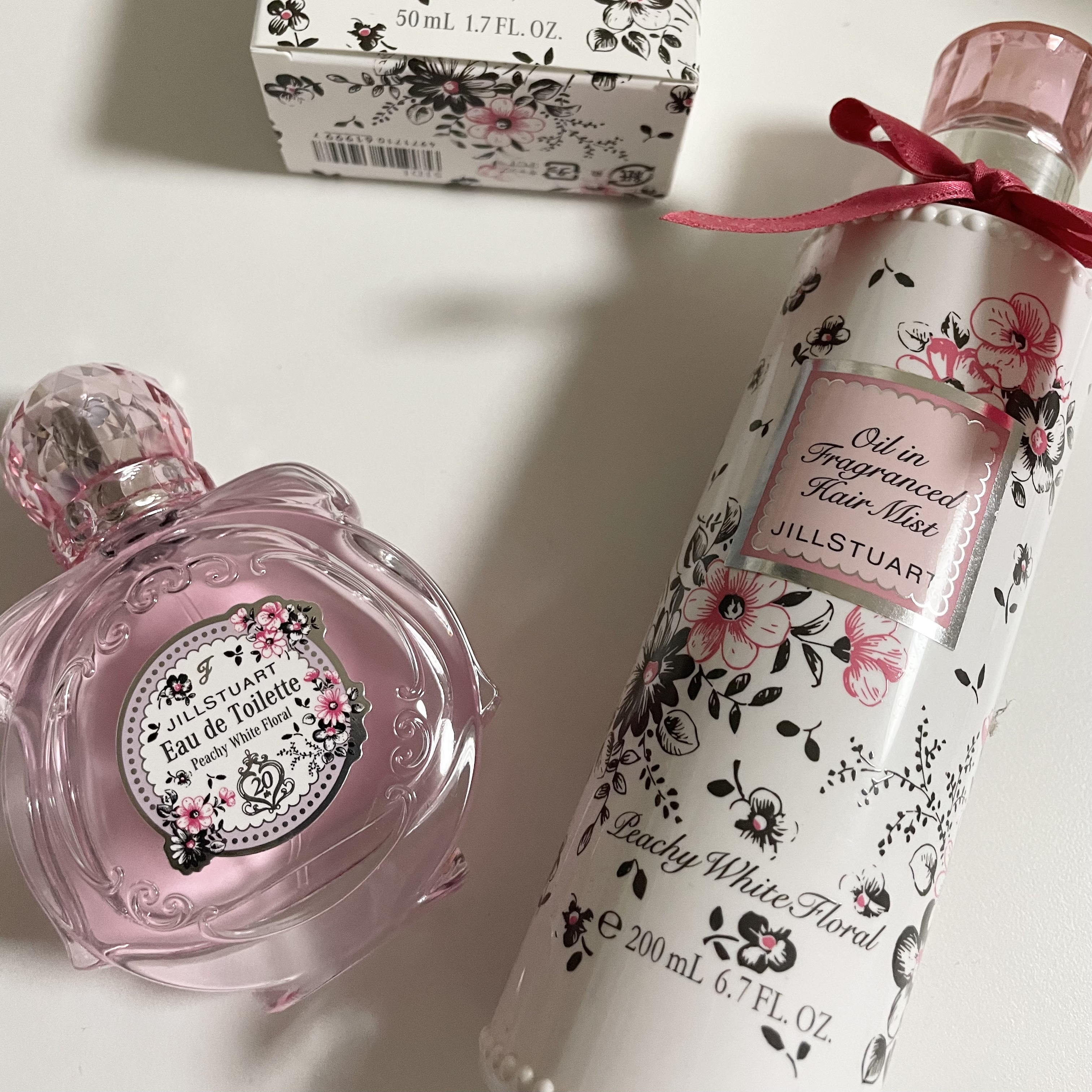 試してみた】ジルスチュアート ピーチー ホワイトフローラル