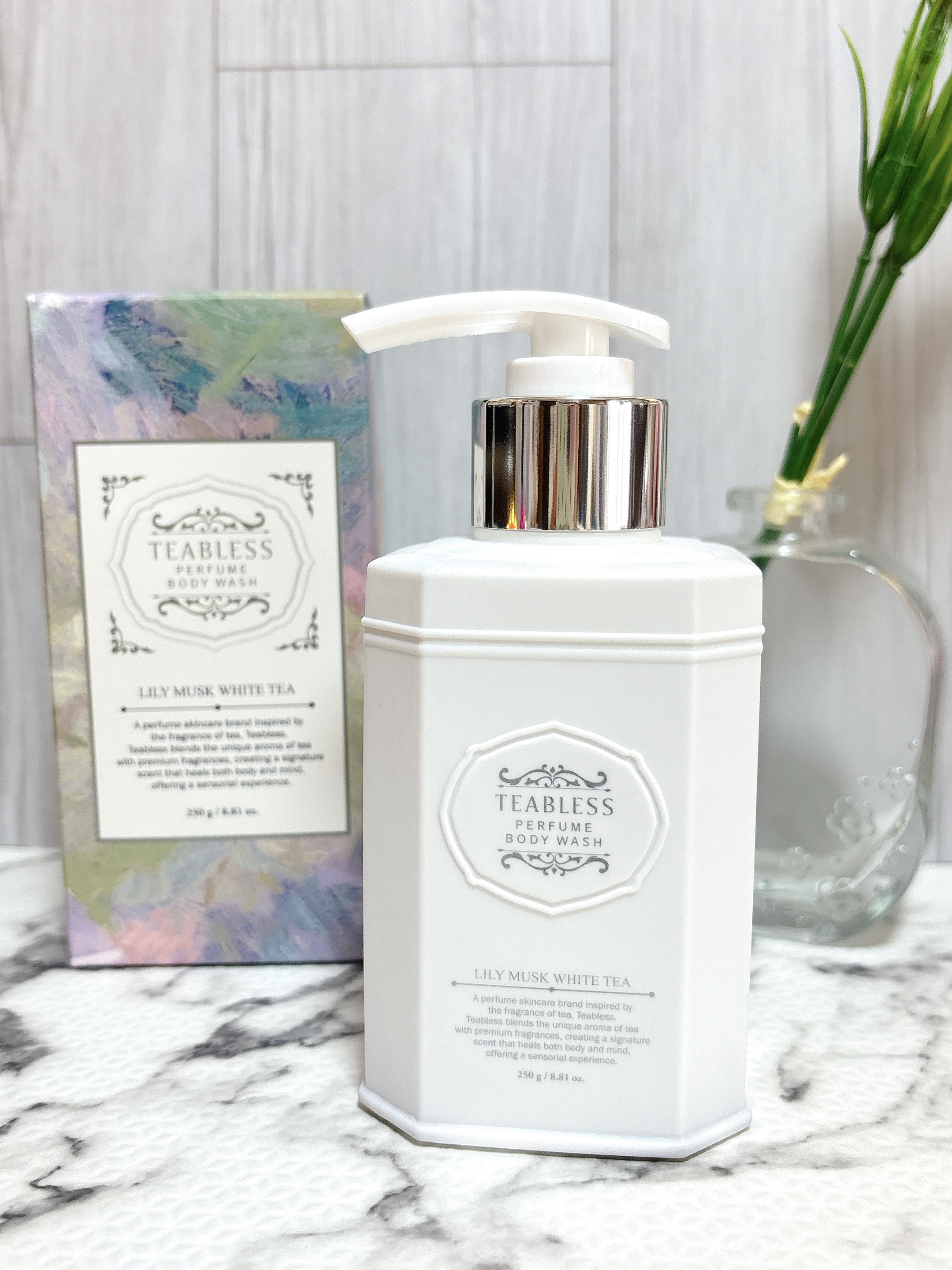 パフュームボディウォッシュ リリームスクホワイトティー/TEABLESS/ボディソープを使ったクチコミ（1枚目）