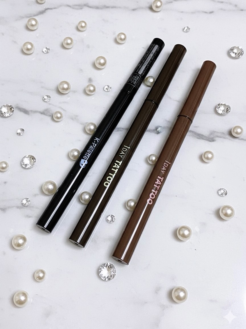 1DAY TATTOO ペンシルアイライナー/K-パレット/ペンシルアイライナーを使ったクチコミ（2枚目）