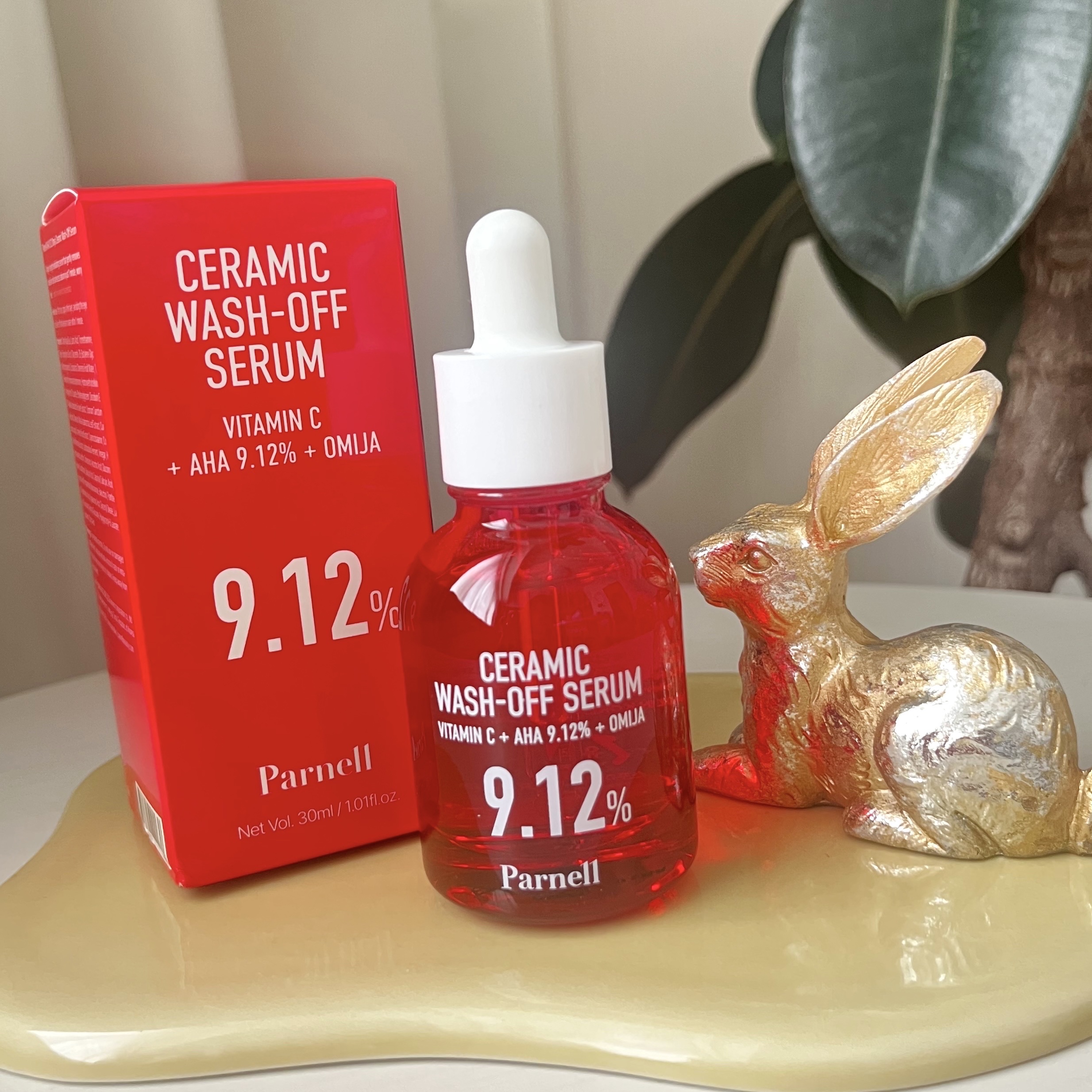 AHA 9.12 オミジャ 陶器肌 ウォッシュオフ セラム/parnell/美容液を使ったクチコミ（2枚目）