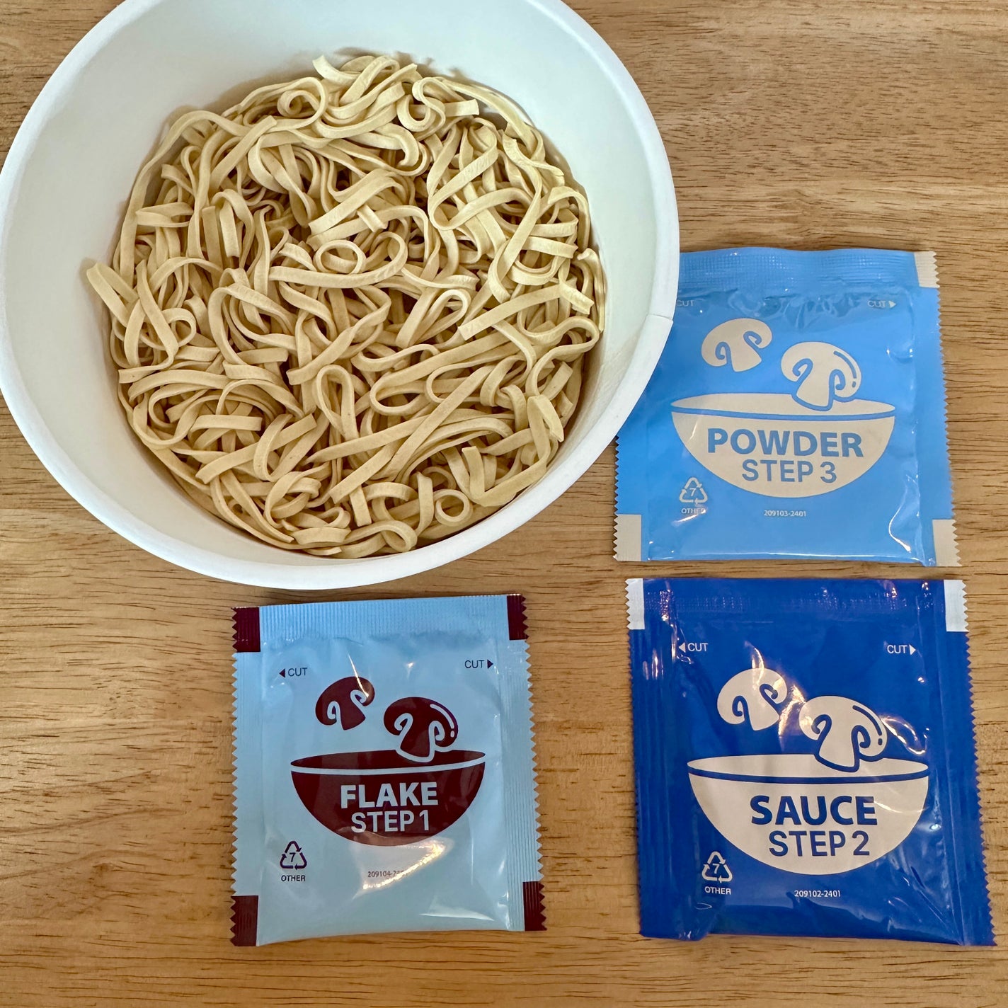 テングル きのこクリーム味 プロテインパスタ/tangle/その他食品を使ったクチコミ(3枚目)