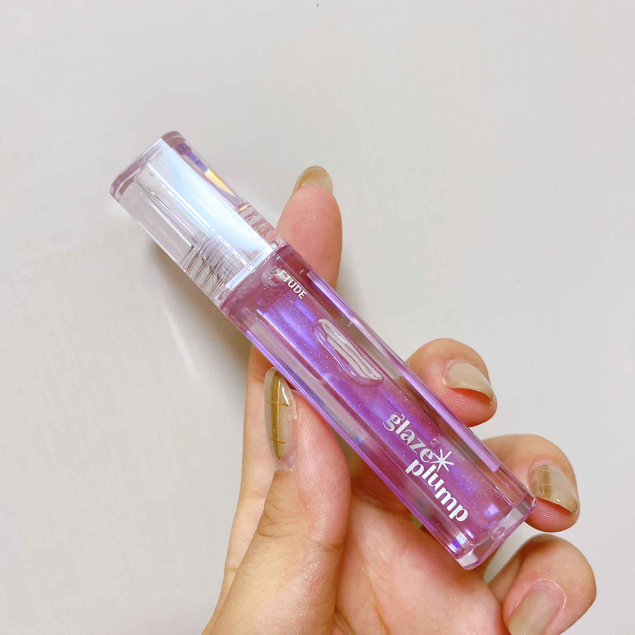 グレーズ プランパーグロス スパークリングブルー/ETUDE/リッププランパーを使ったクチコミ（1枚目）